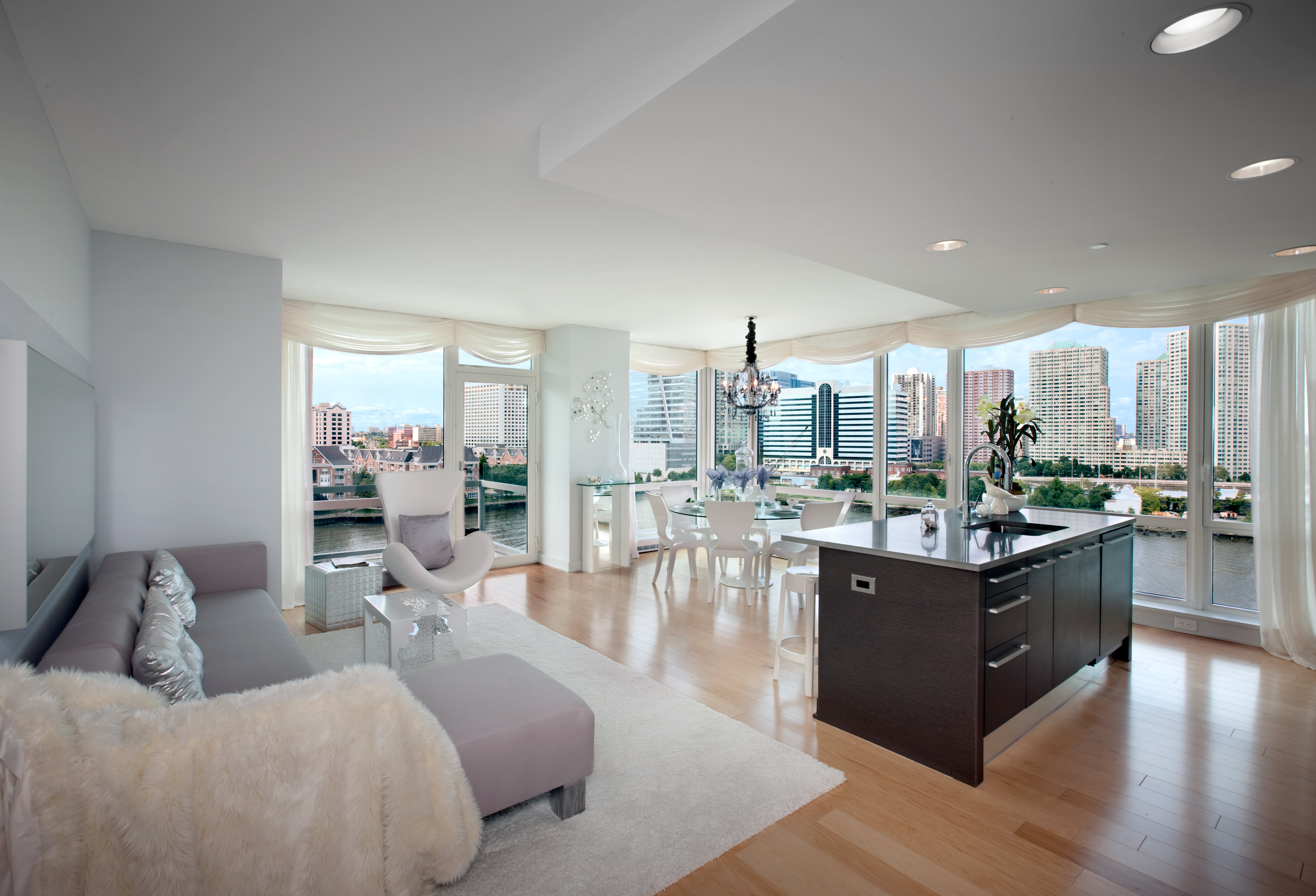 indoors, domestic Life, style, lifestyles, space, the city, skyscrapers, domestic Room, architecture, house, interior, parquet Floor, chair, HD Wallpaper