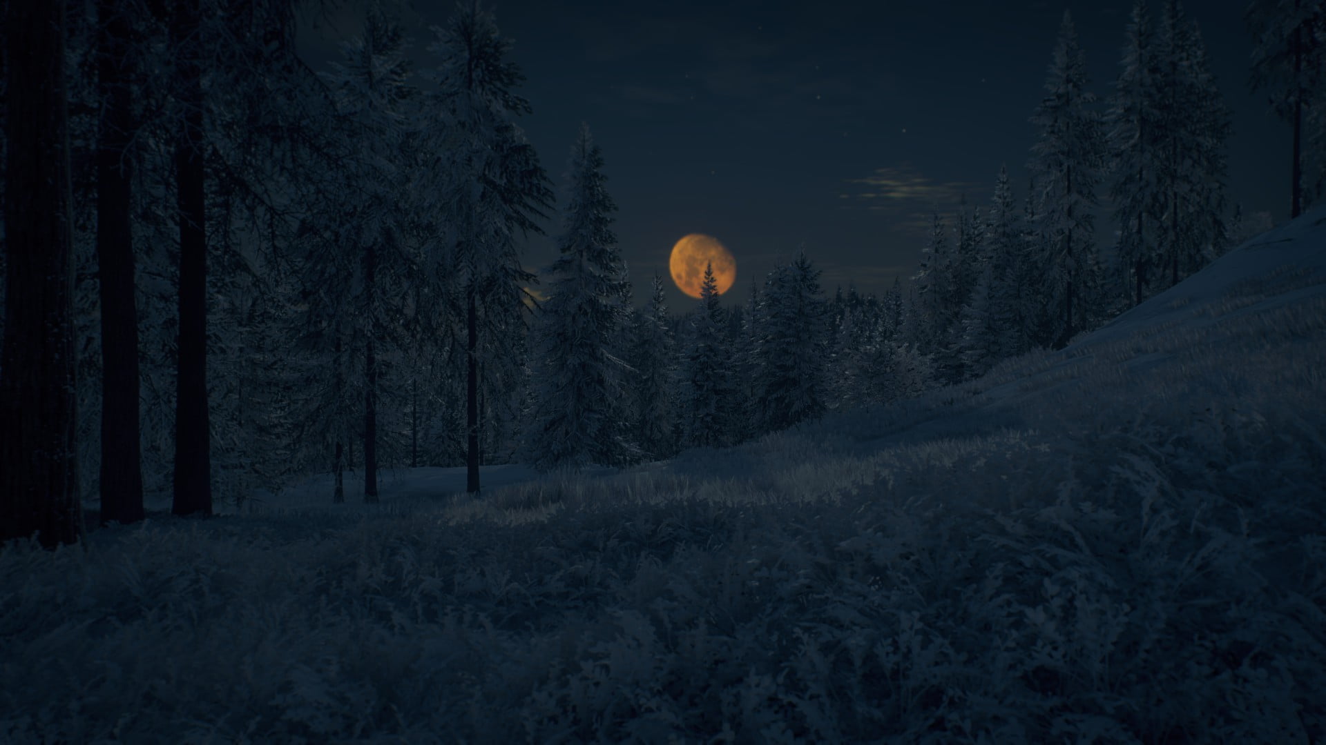 screen shot, video game art, 1080P, generation zero, Moon, night, HD Wallpaper