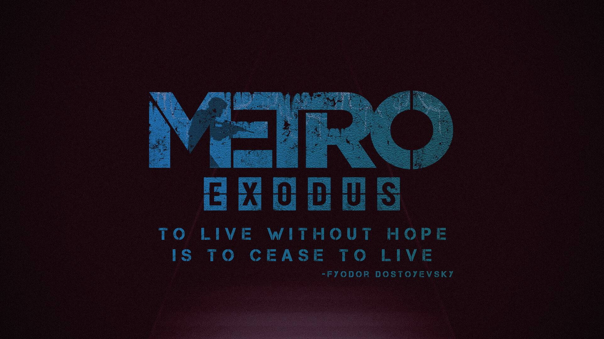 Metro Exodus, video games, 1080P, Typography, HD Wallpaper