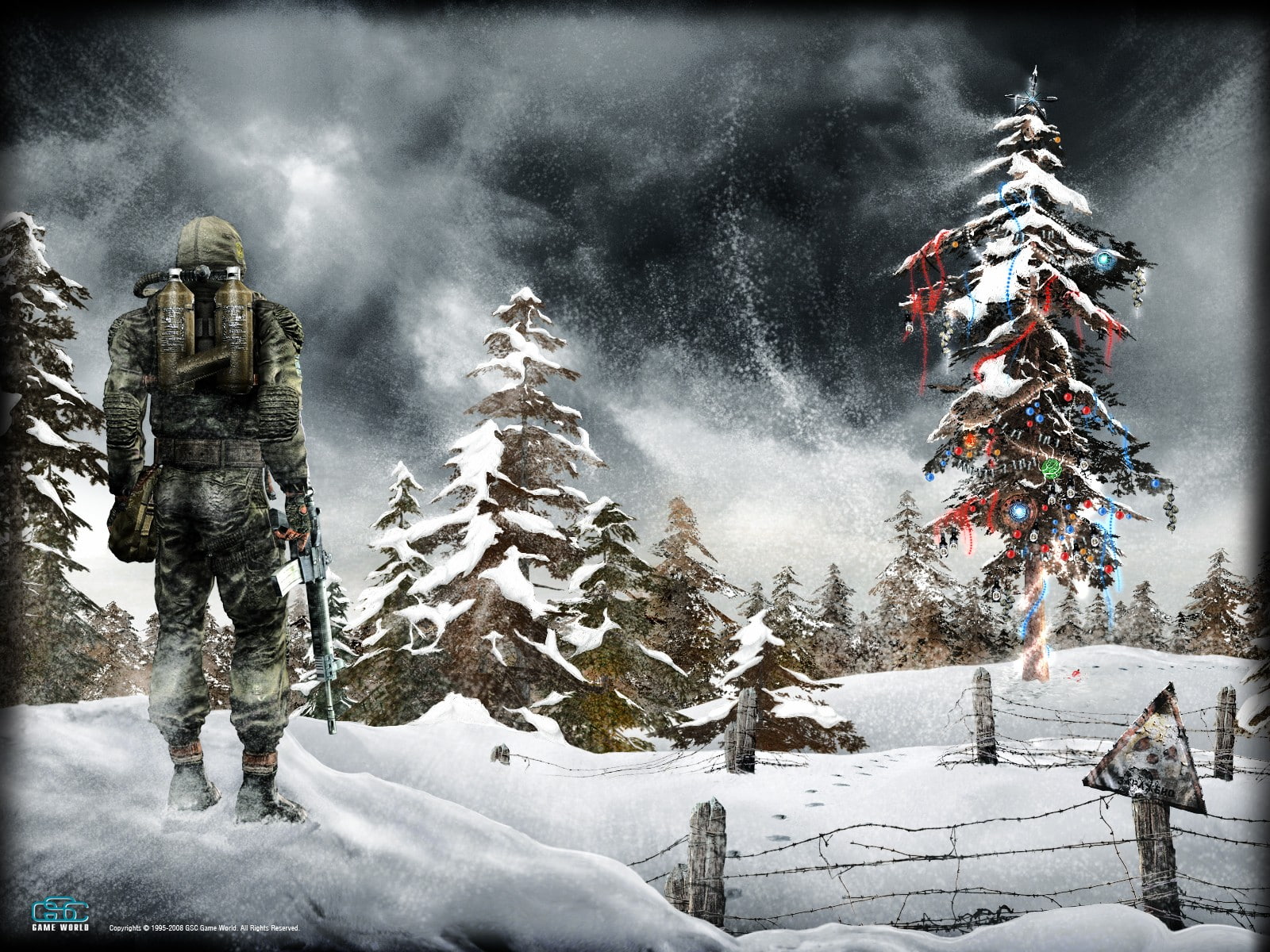 pripyat, call, christmas, stalker, 720P, HD Wallpaper