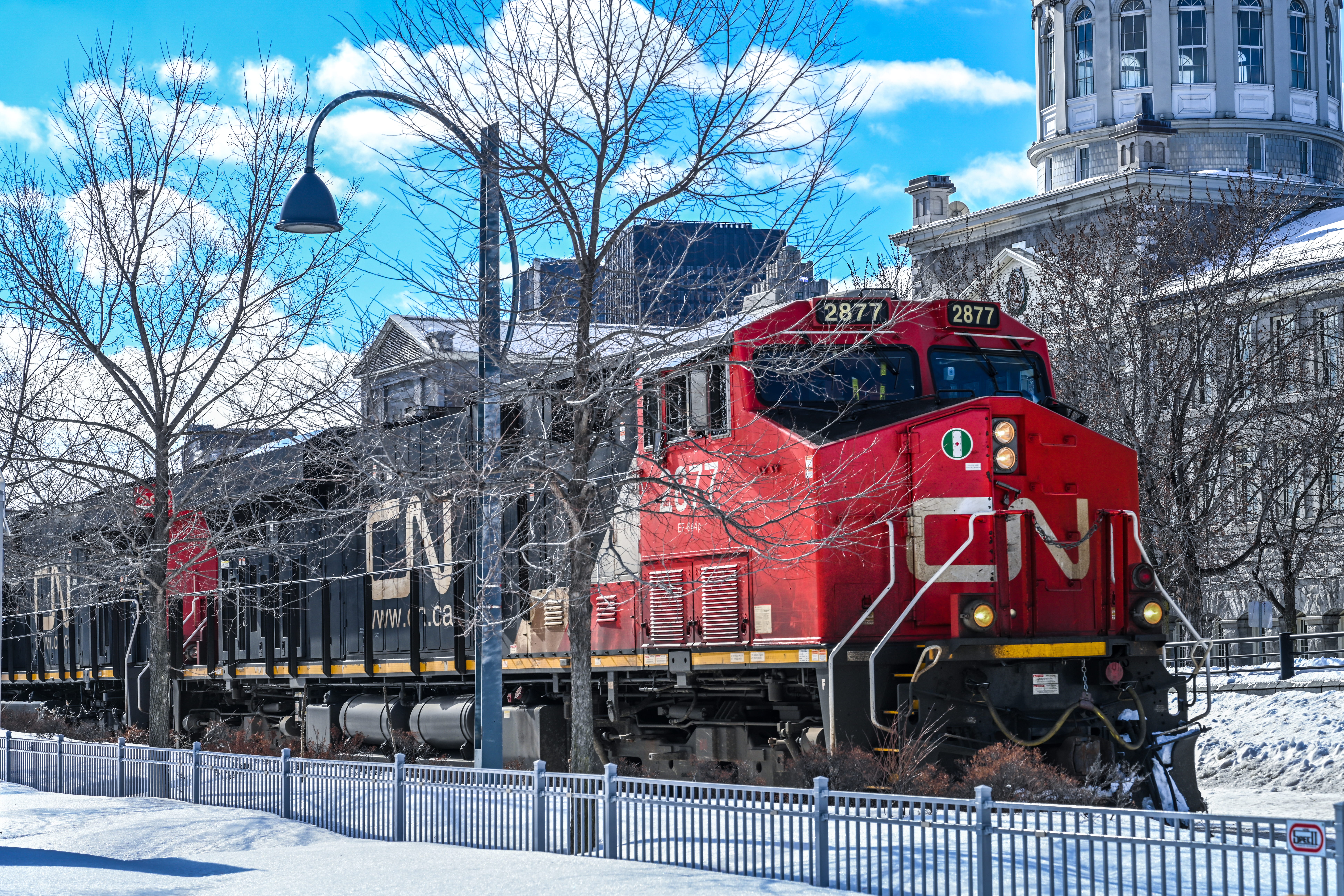 vehicle, locomotive, public transportation, engine, no people, transportation, architecture, building, mode of transportation, train - vehicle, tower, rail transportation, HD Wallpaper