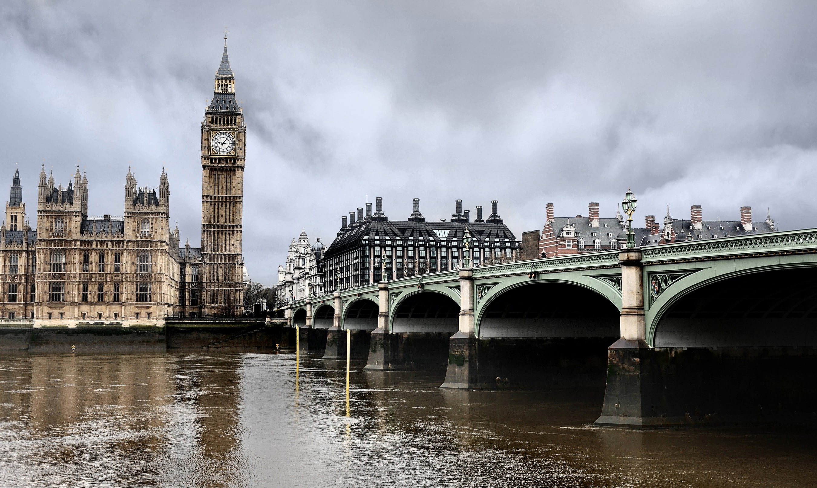 2K, bridge, s, river, London, HD Wallpaper