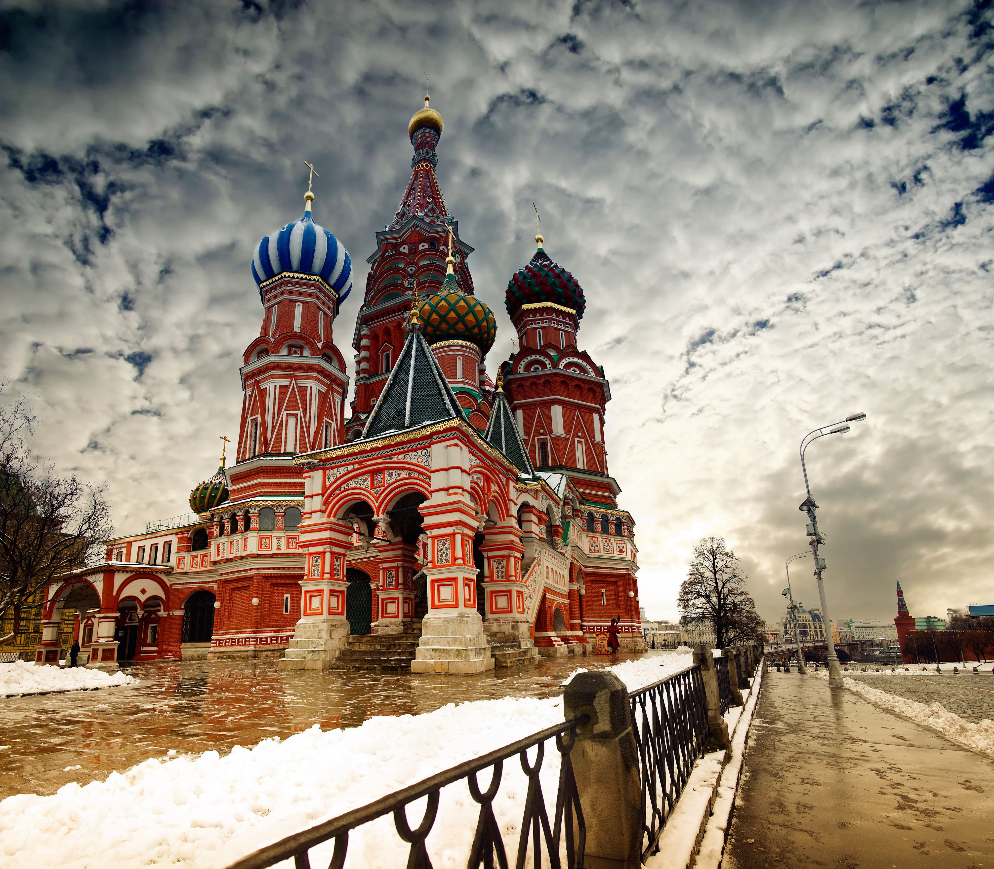 s, cathedral, belief, travel, spirituality, built Structure, Moscow, 4K, famous Place, cultures, europe, snowing, tower, orthodox Church, urban Scene, HD Wallpaper