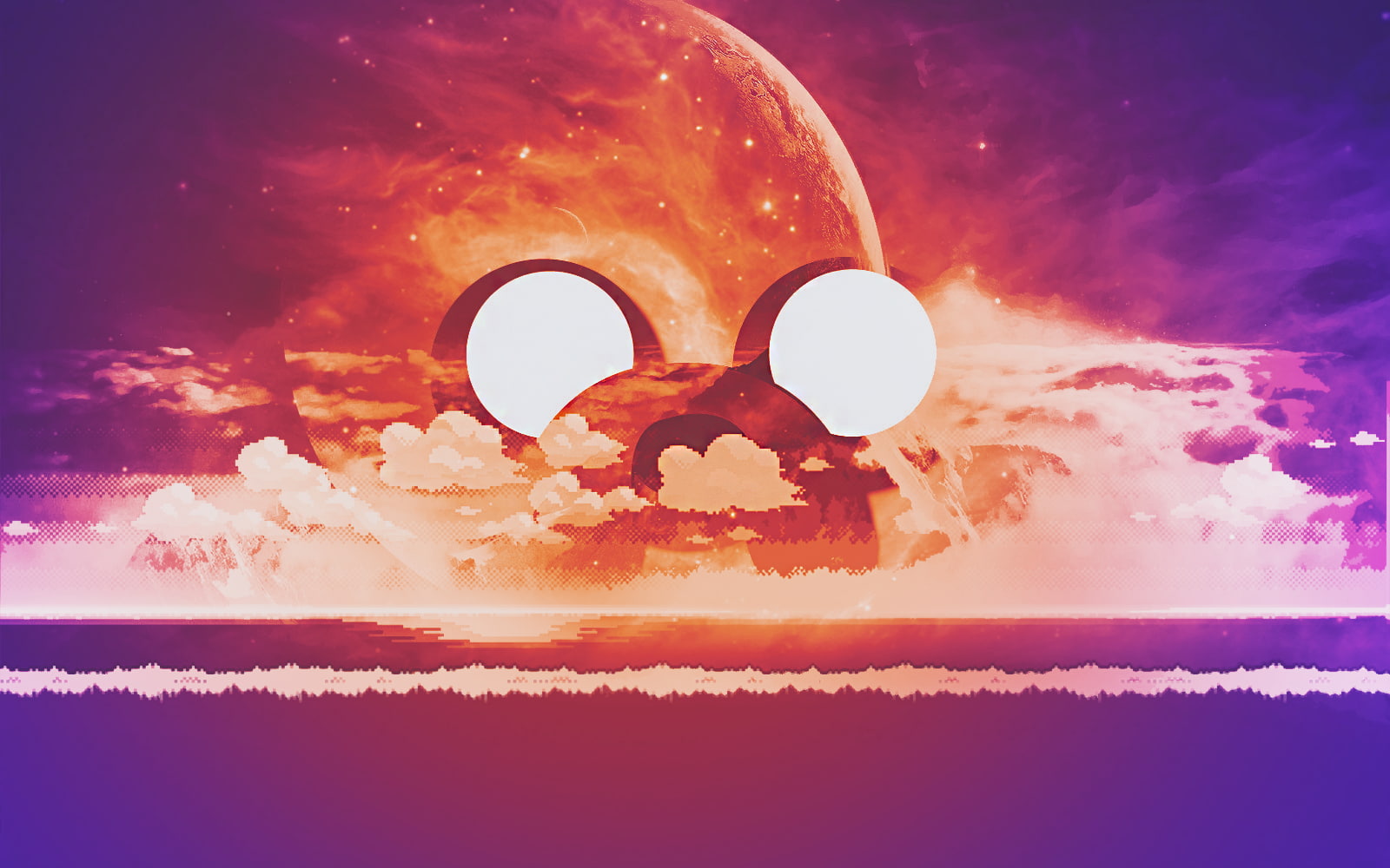 Jake, 720P, Jake the Dog, puppies, HD Wallpaper