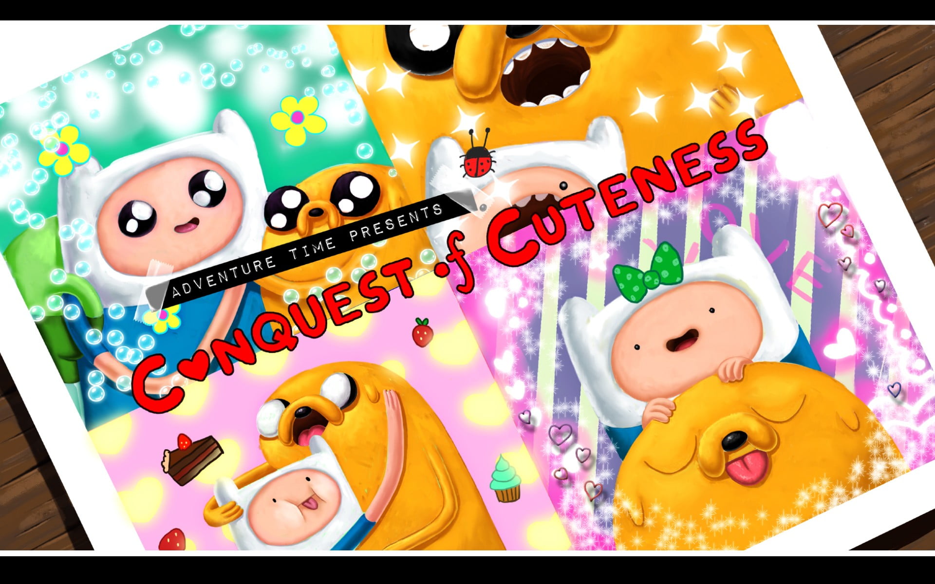 Jake the Dog, event, sweet, celebration, close-up, Finn the Human, toy, sweet food, indoors, choice, text, Adventure Time, no people, transfer print, human representation, HD Wallpaper