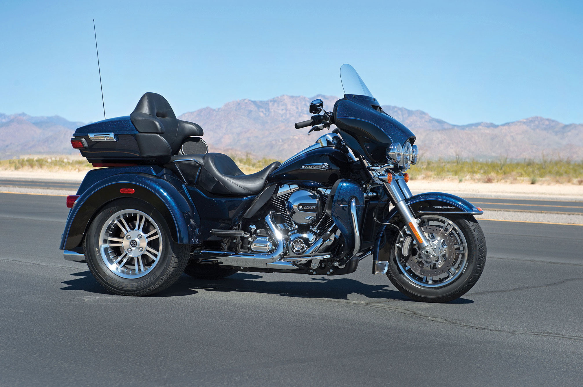 ultra, 2014, glide, davidson, classic, trike, tri, flhtcutg, 1080P, harley, HD Wallpaper