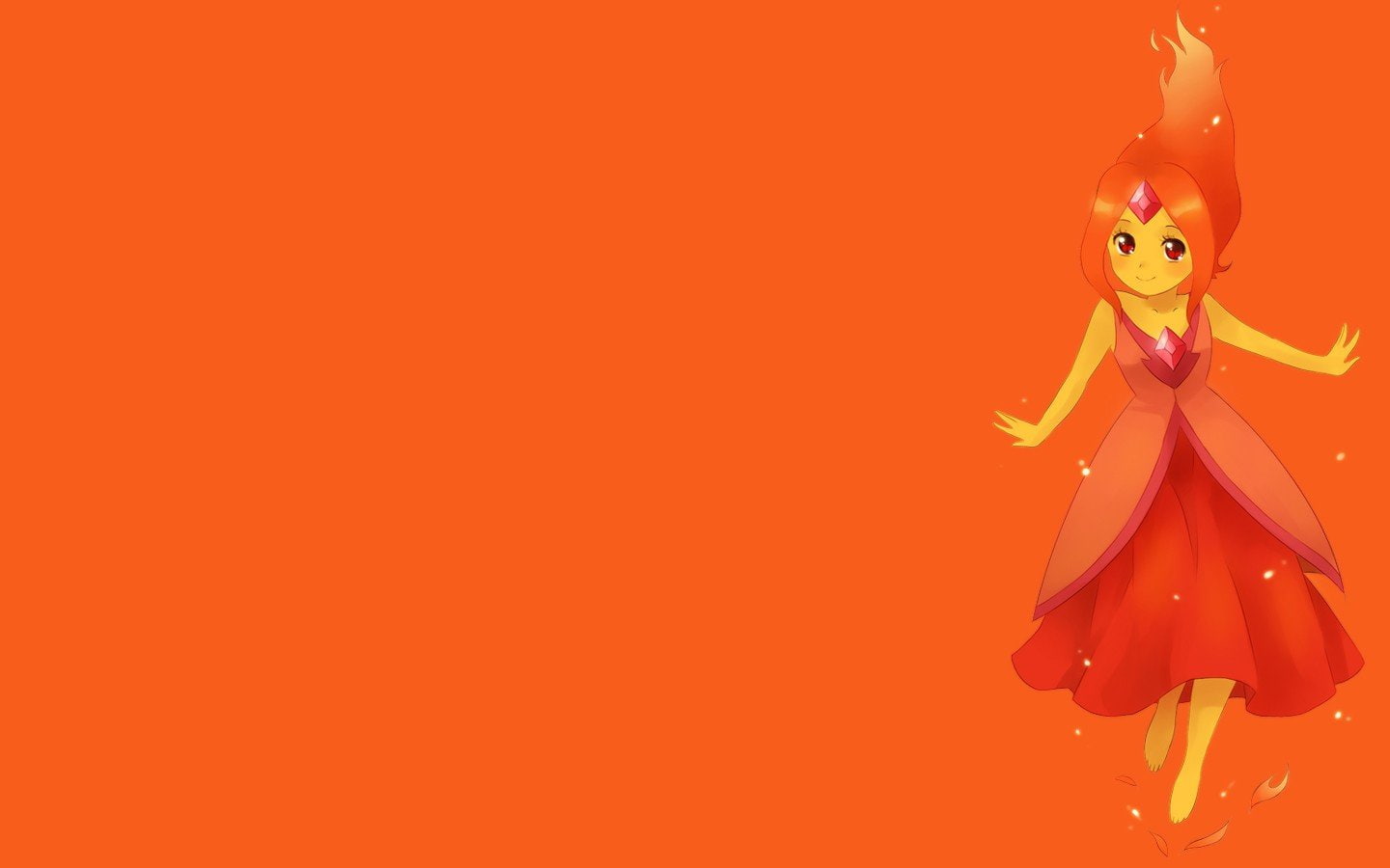 720P, Flame Princess, Adventure Time, Cartoon, HD Wallpaper