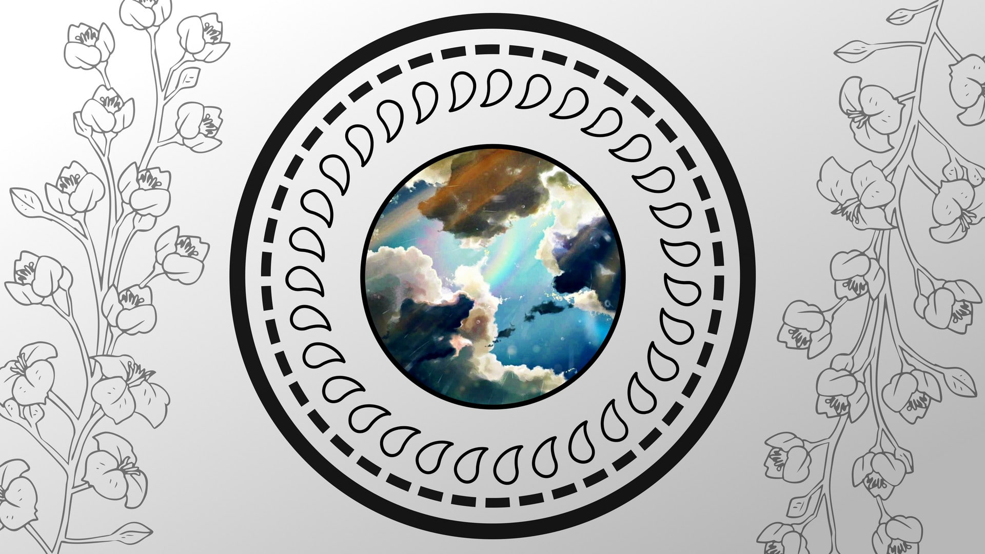 cars, 1080P, px, circle, x, sky, hd, floral, digital art, digital, Symmetry, lamborghini, 1920x1080 px, art, HD Wallpaper