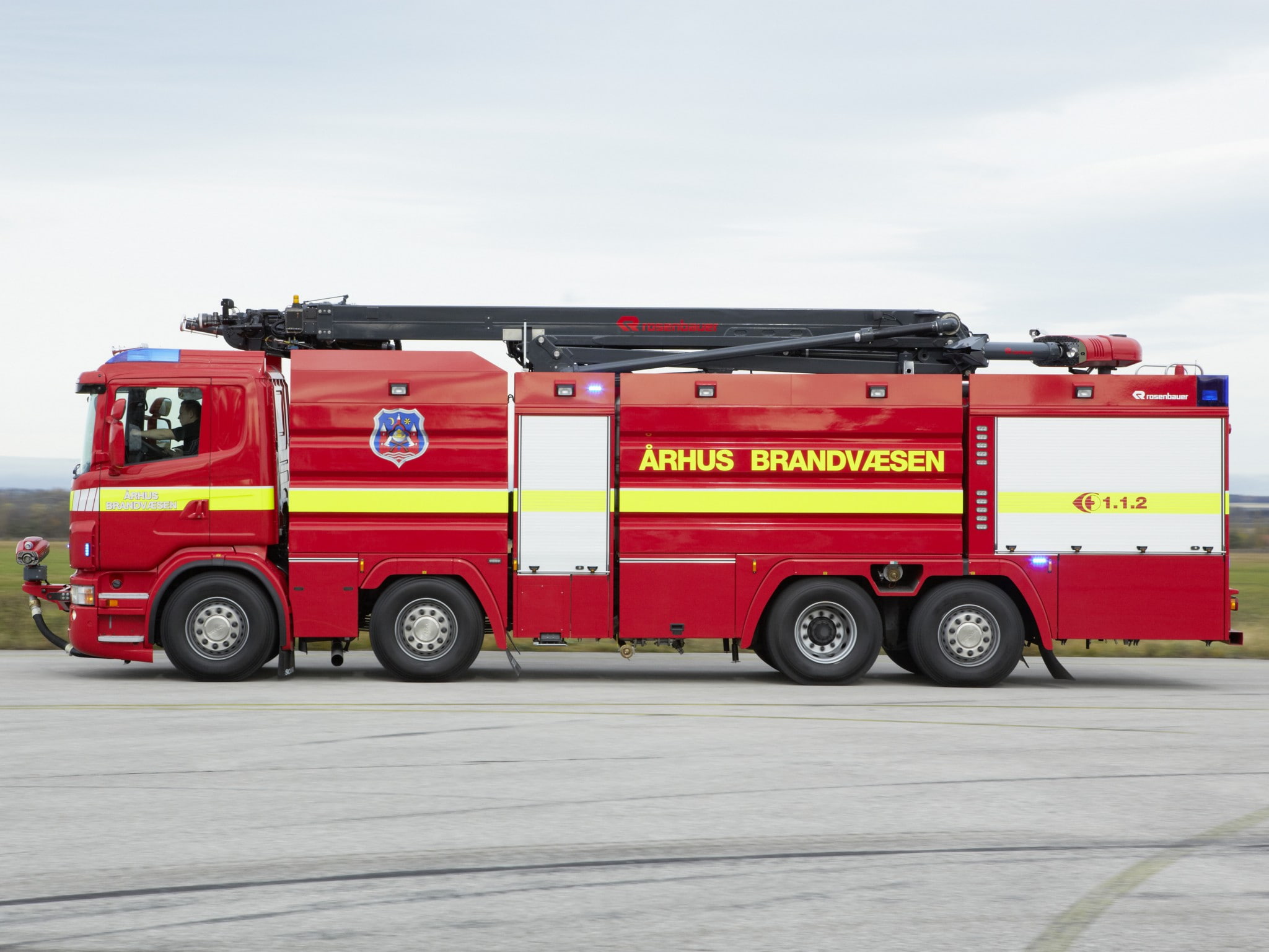 hret, 1080P, rosenbauer, scania, firetruck, 2009, r480, ilf, 8200 5000, HD Wallpaper
