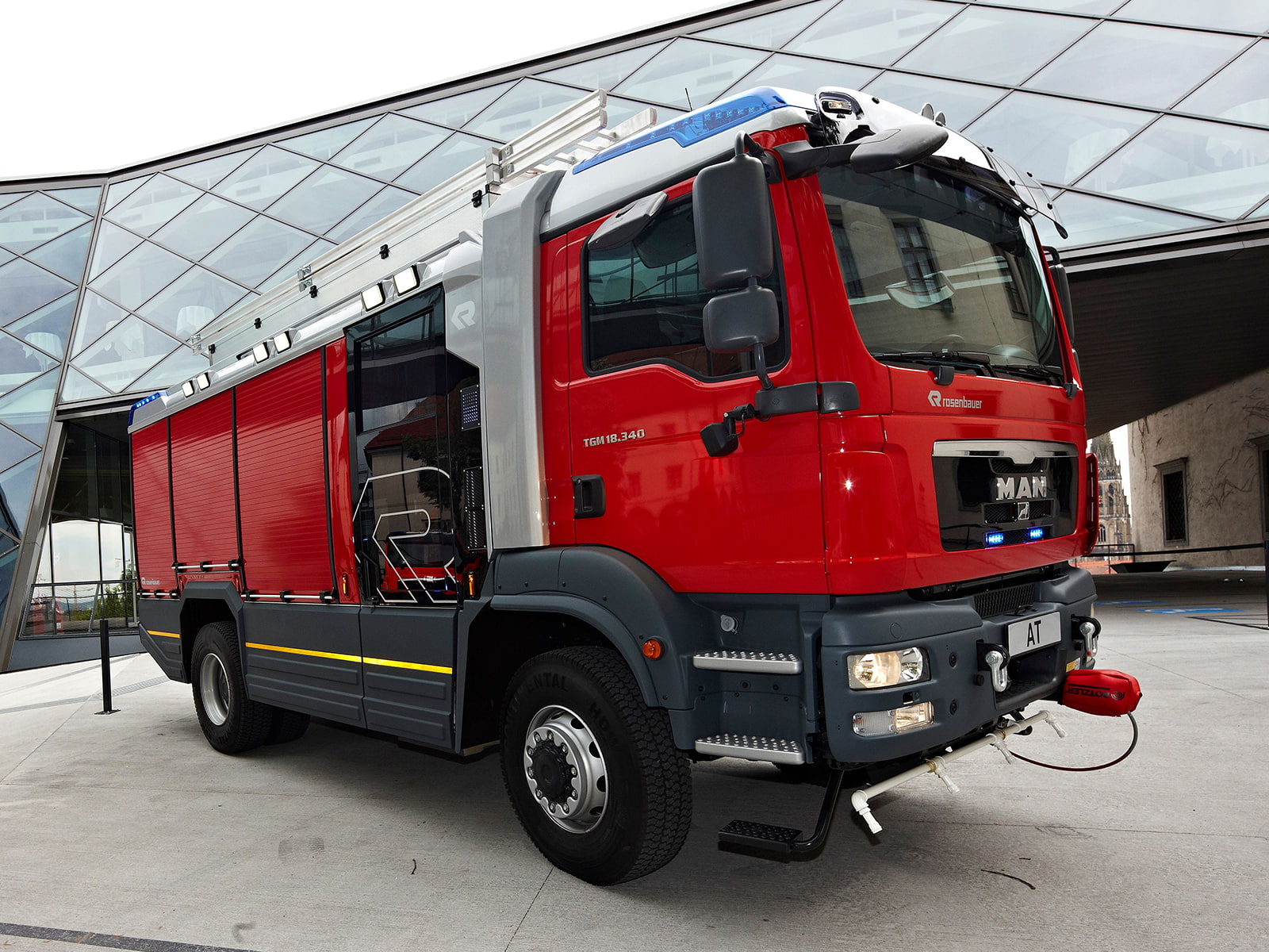 a t, 18 340, rosenbauer, firetruck, 720P, tgm, man, 2008, rlfa, HD Wallpaper
