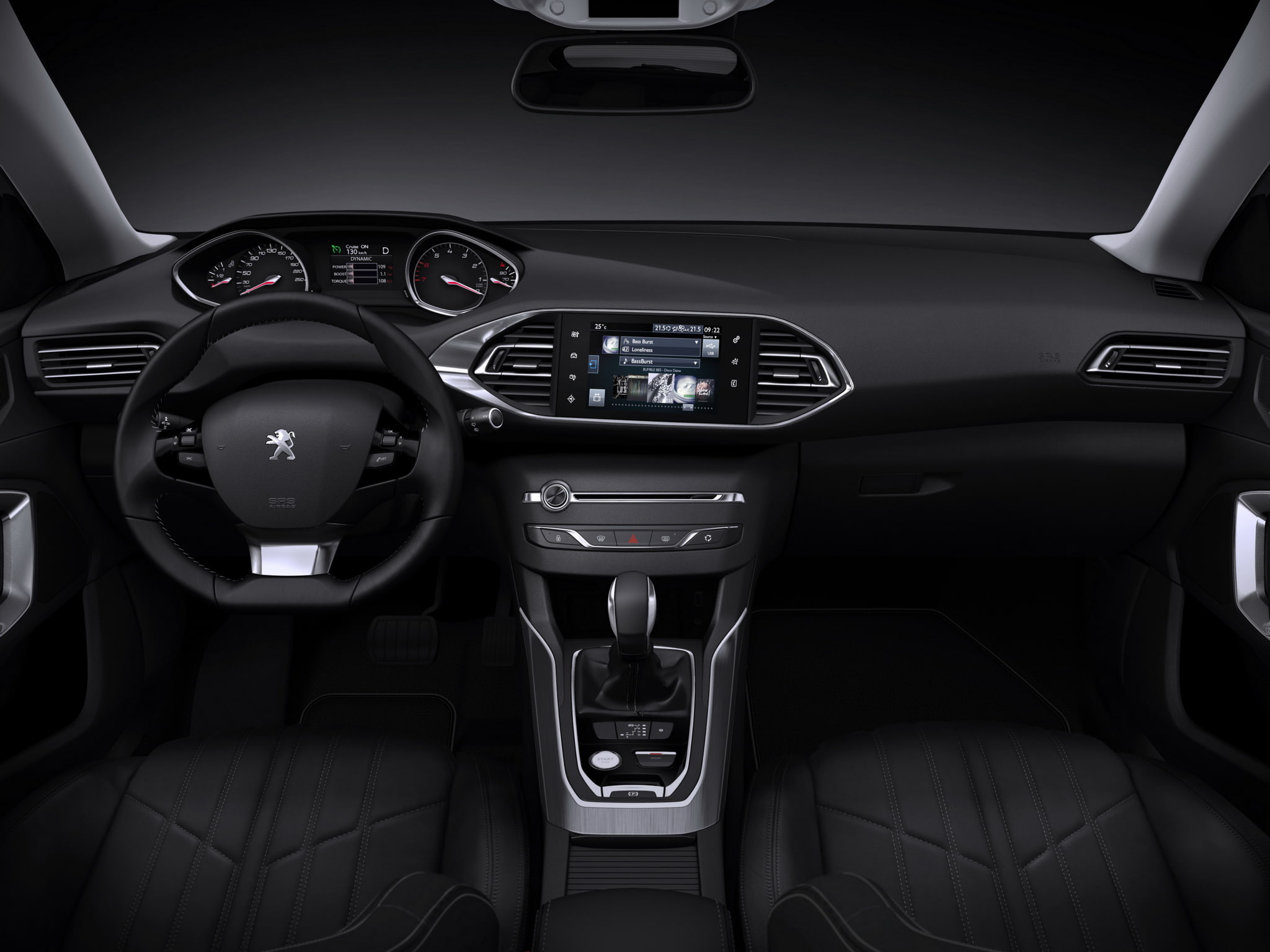 2014, peugeot, 308, stationwagon, 1080P, interior, HD Wallpaper