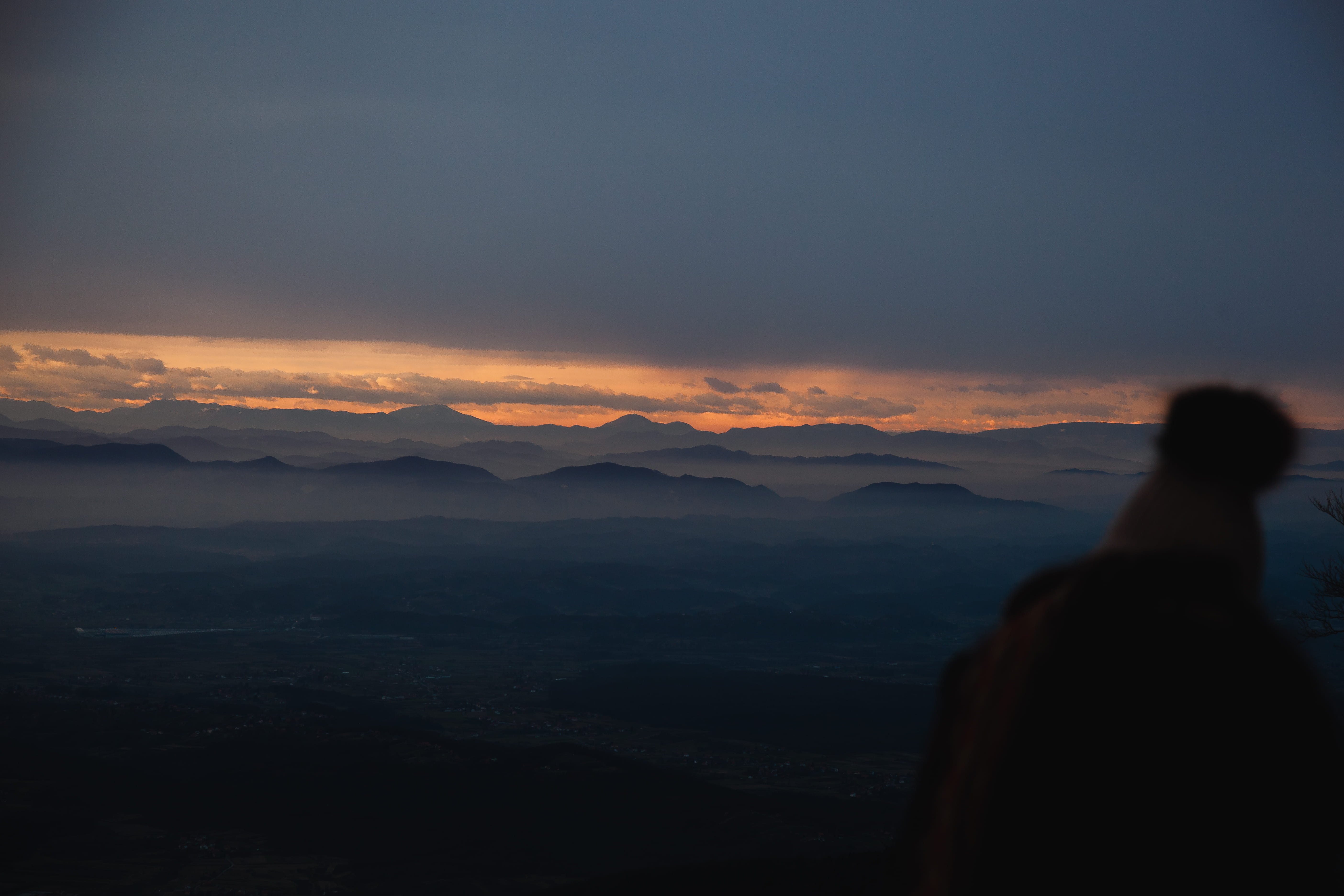hour, knit, mountain range, cloudy, beautiful, human, beauty in nature, leisure activity, ball, nature, women, sunrise, cloud - sky, person, tranquility, HD Wallpaper