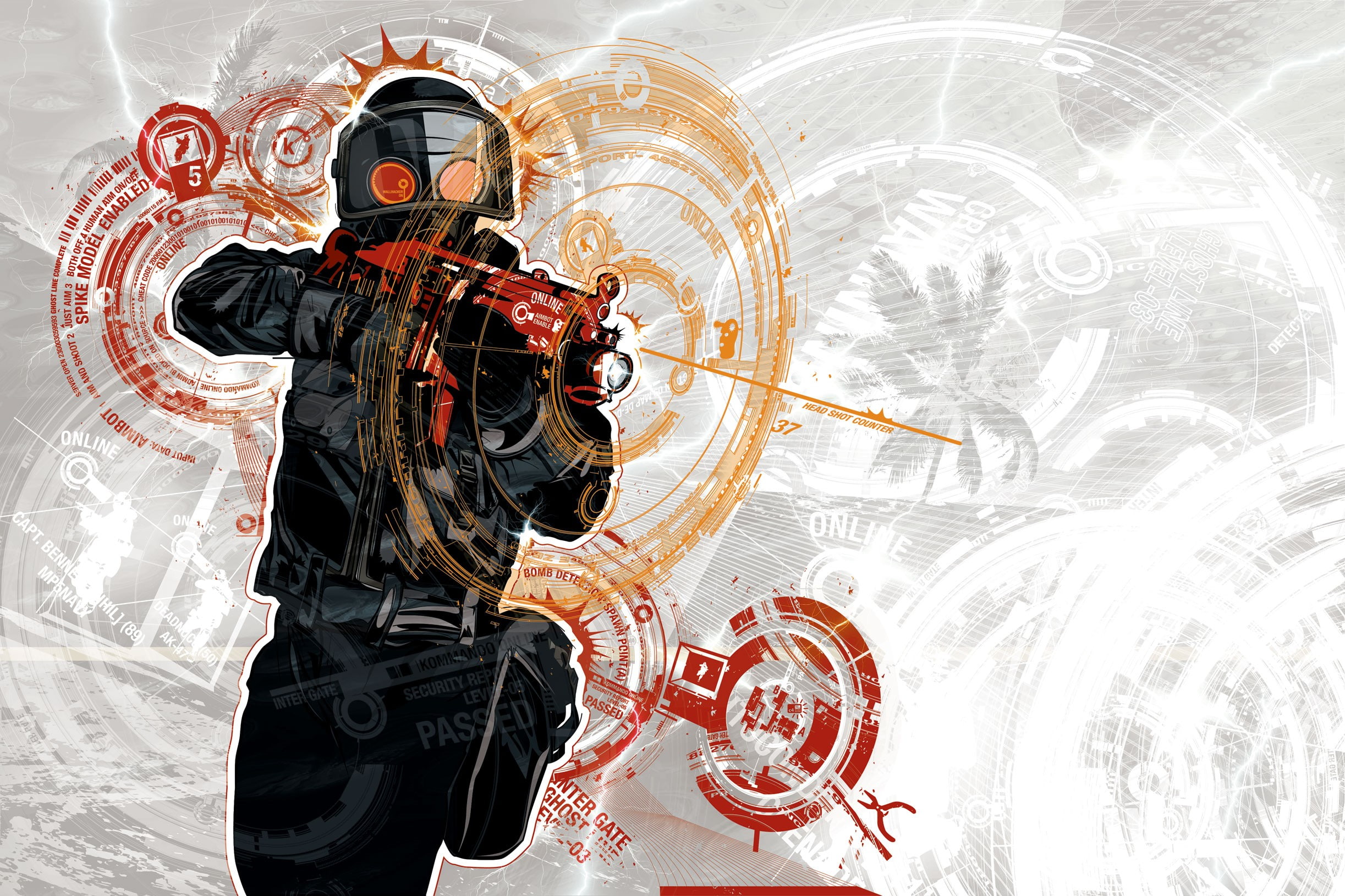 1080P, army gear, digital art, army, HD Wallpaper