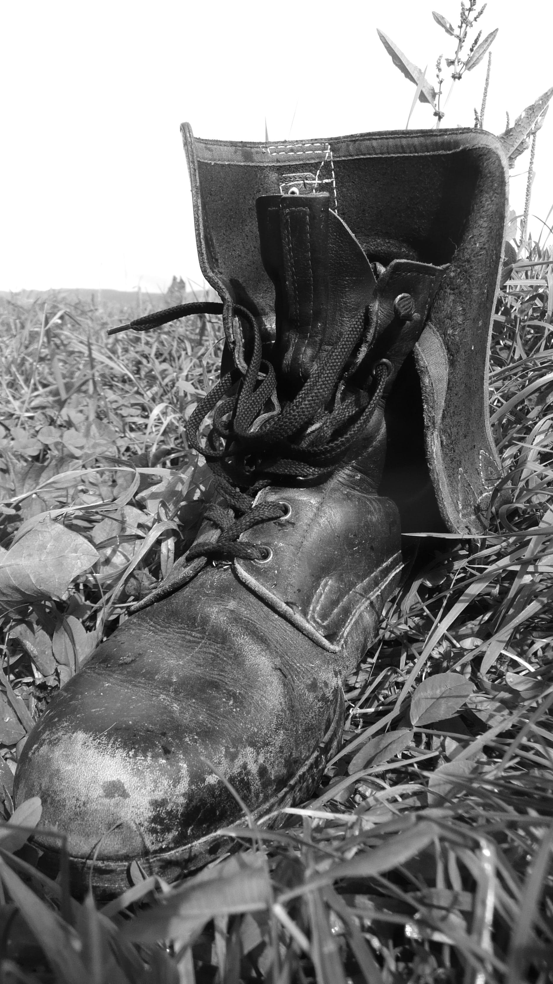 conflict, Battered, fight, plant, grass, forces, war, occupation, leather, close-up, day, obsolete, american, metal, Jackboot, dry, boot, food, combat, Phone HD Wallpaper