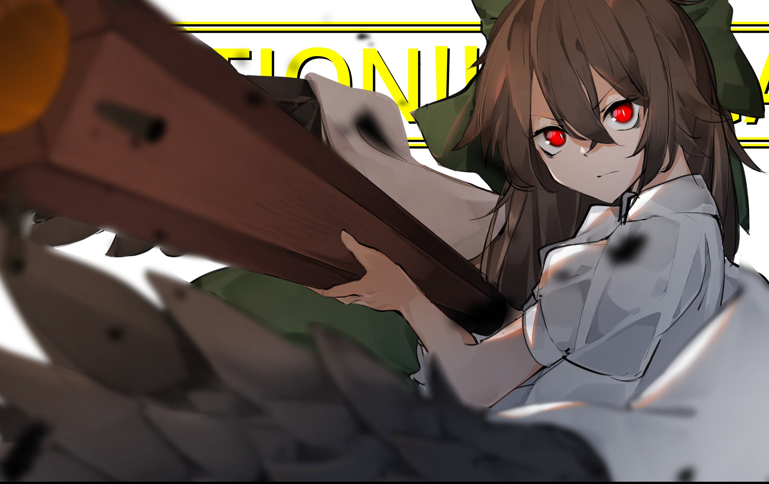 Anime, Utsuho Reiuji, 2K, Touhou, HD Wallpaper