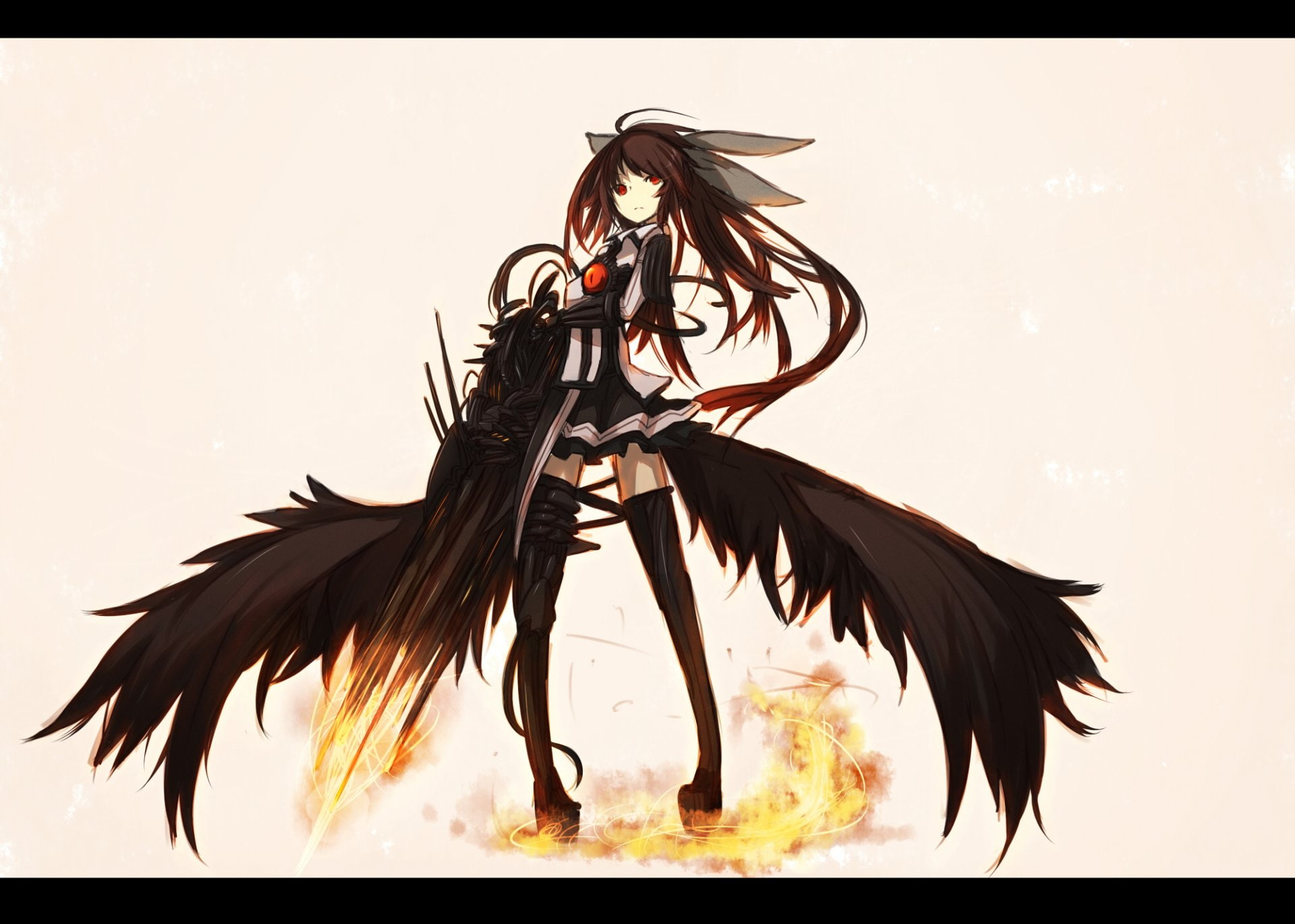 Touhou, Anime, 1080P, Utsuho Reiuji, HD Wallpaper
