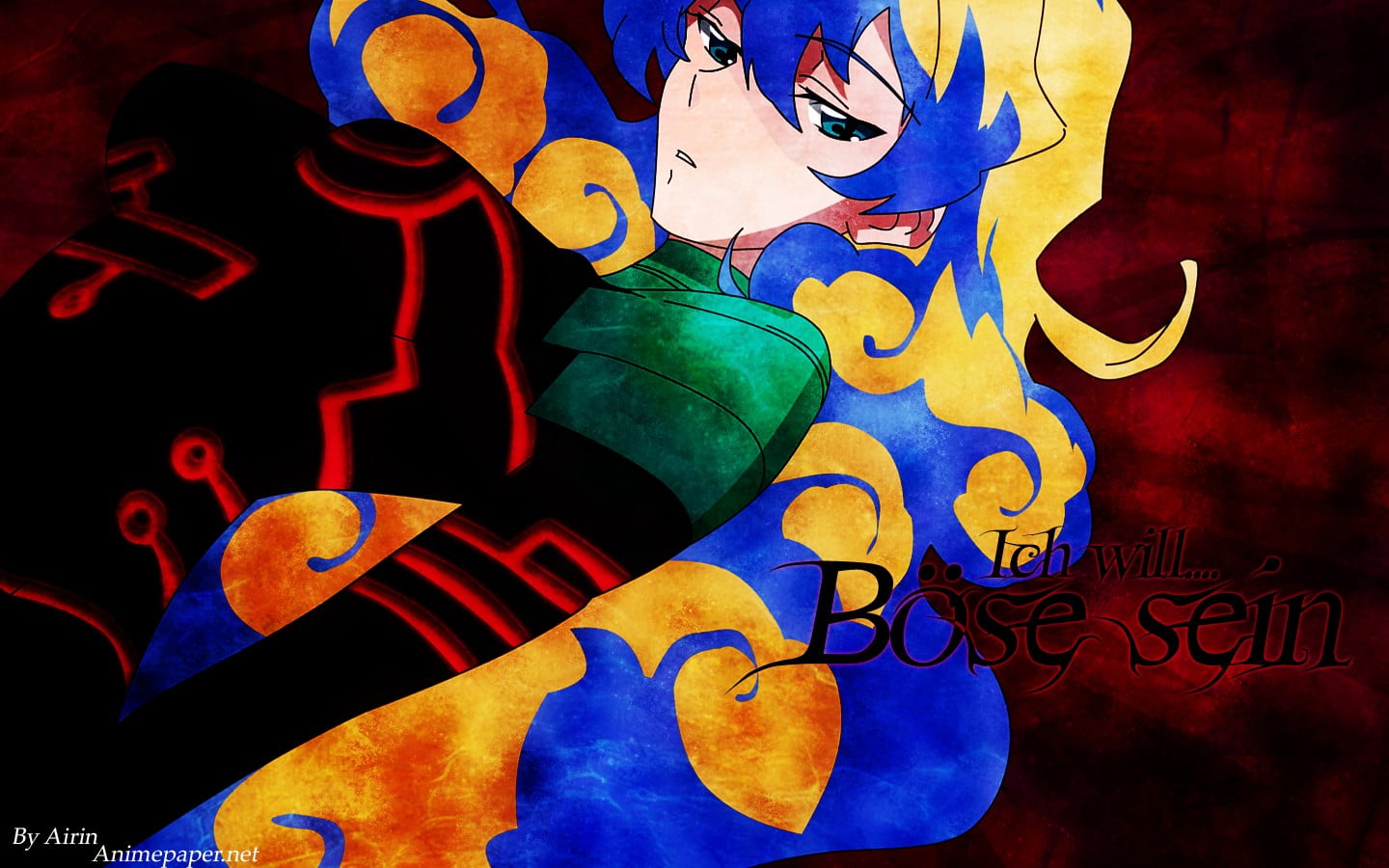 paint, graffiti, green, nature, pattern, still life, Teppelin Nia, arts culture and entertainment, blue, abstract, Tengen Toppa Gurren Lagann, close-up, HD Wallpaper