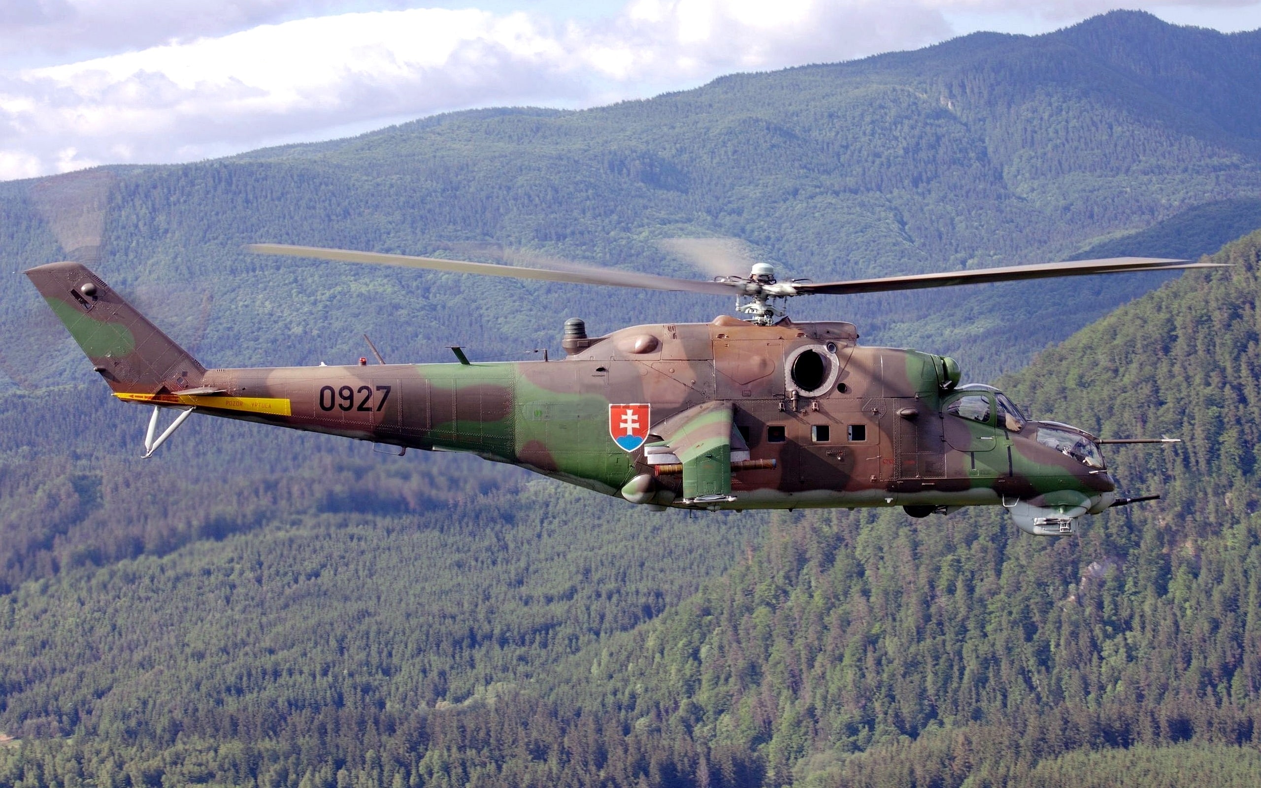 mountains, 2K, mi 24, trees, military, helicopter, transport, soviet, HD Wallpaper