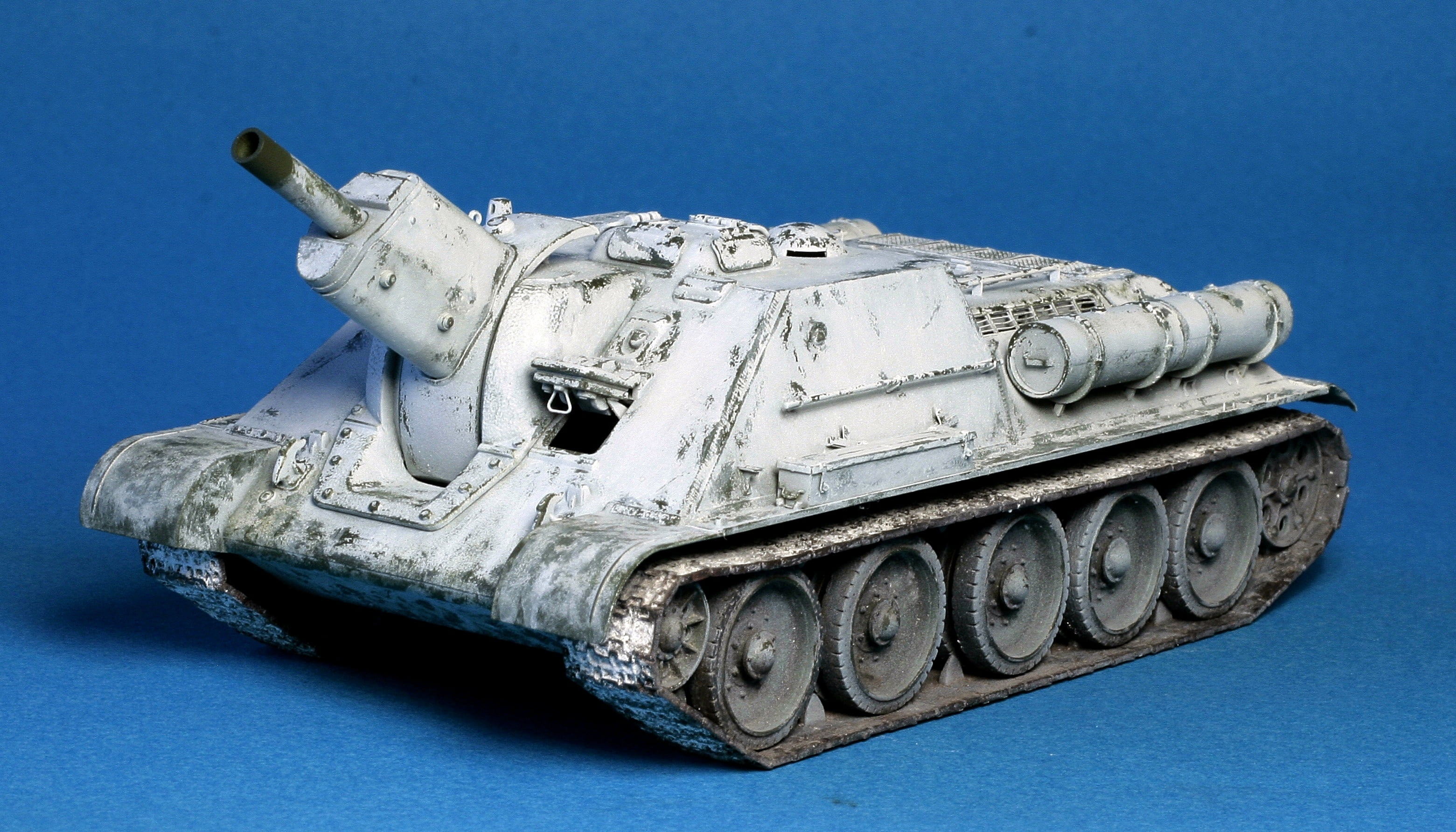 self-propelled unit, toy, 2K, SU-122, model, HD Wallpaper