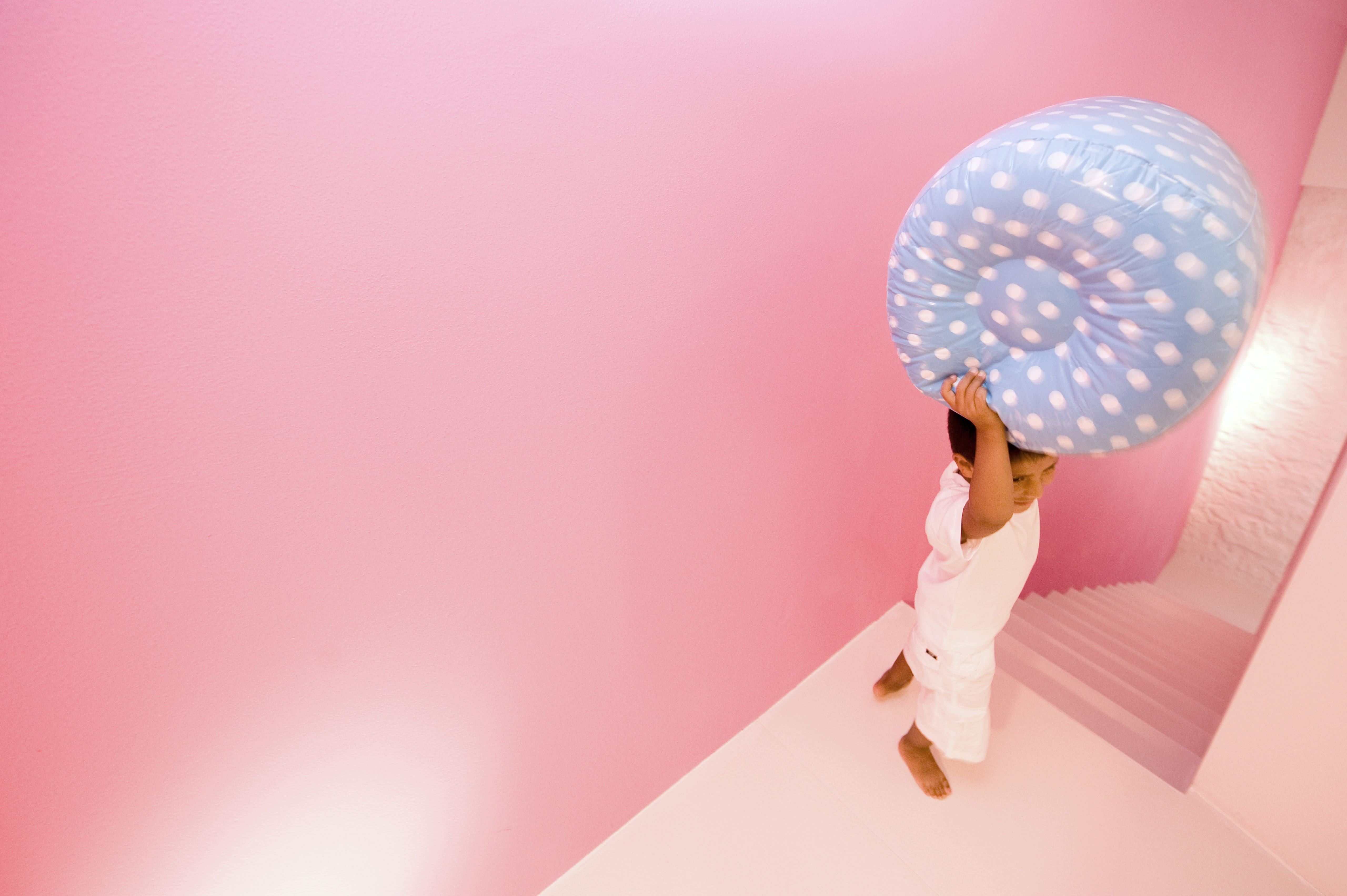 indoors, pastel tones, child, studio shot, italy, standing, young adult, florence, pastel, one person, copy space, playtime, pink color, fashion, obscured face, HD Wallpaper