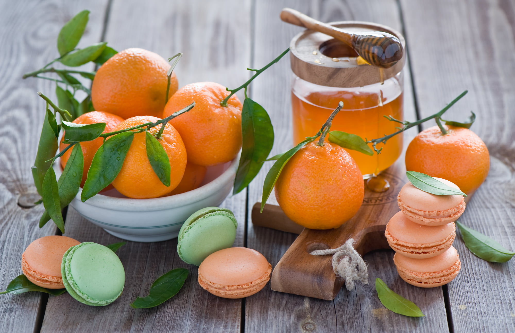 nature, jar, honey, plant part, healthy eating, wood - material, spoon, fruits, food and drink, dessert, tangerine, orange color, fruit, food, cookies, HD Wallpaper