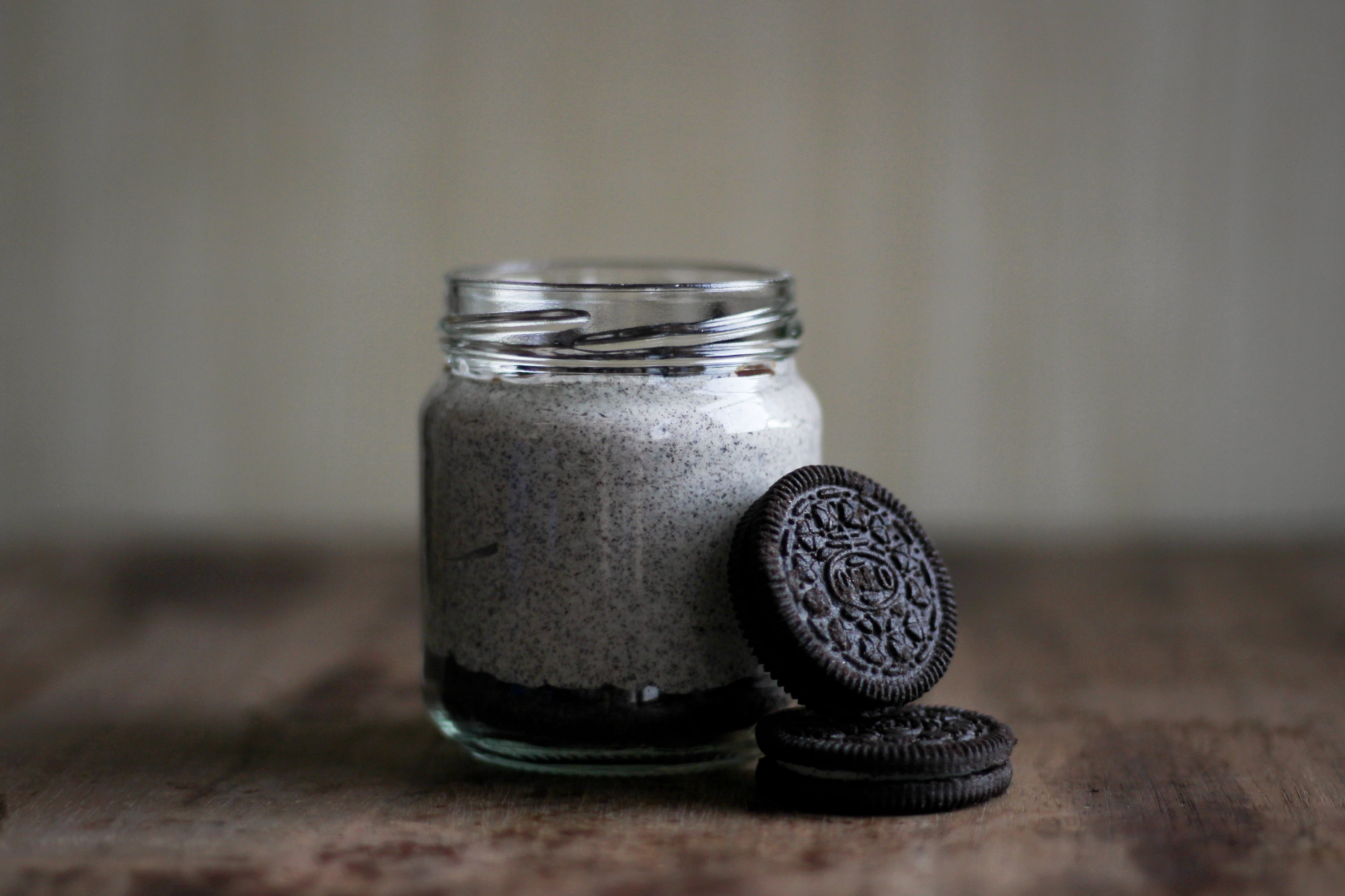 refreshment, day, salt - seasoning, oreo, drink, wood - material, salt shaker, focus on foreground, seasoning, close-up, glass, jar, container, cookie, HD Wallpaper