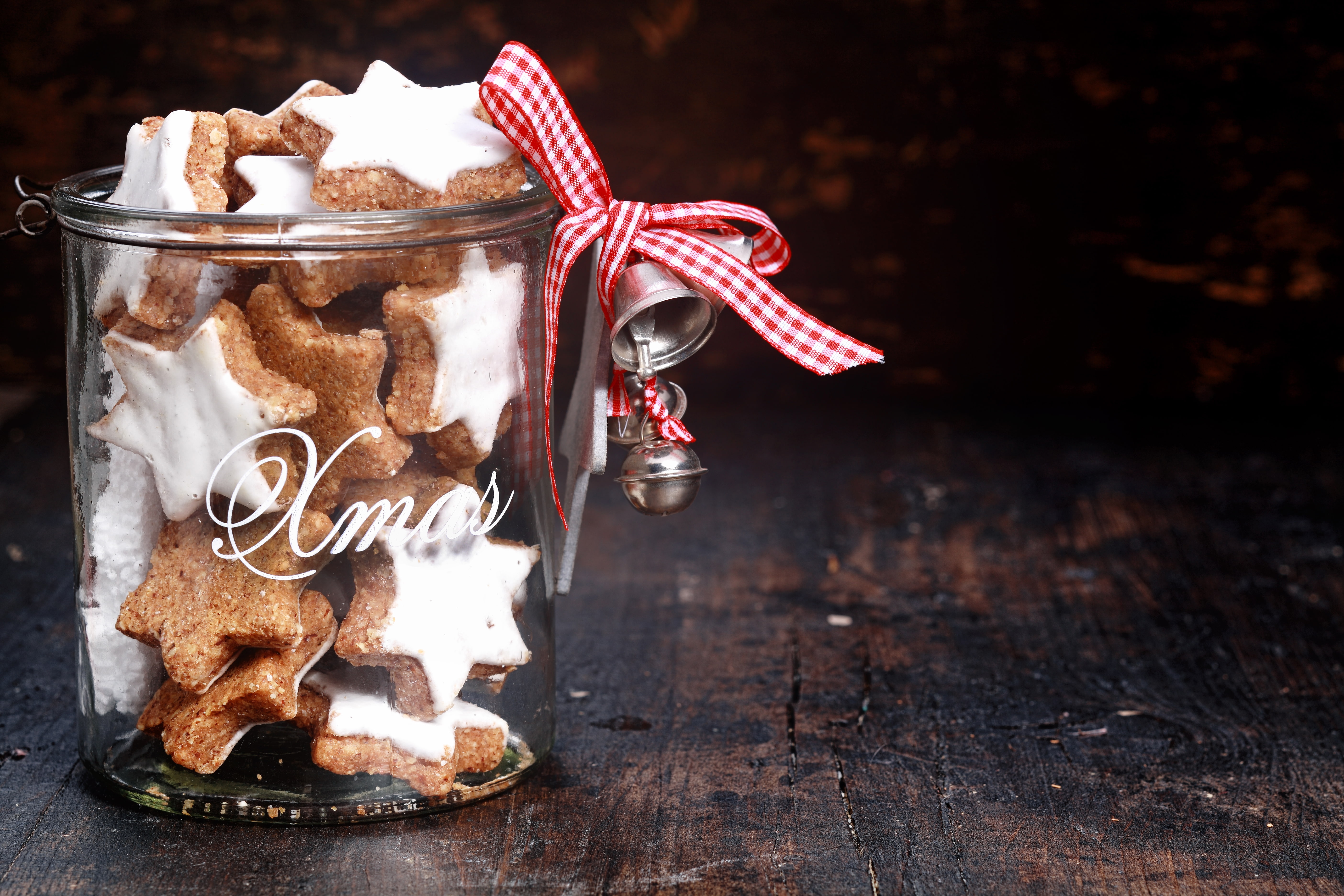 Cookie, Food, Christmas, 5K, Jar, Star, HD Wallpaper