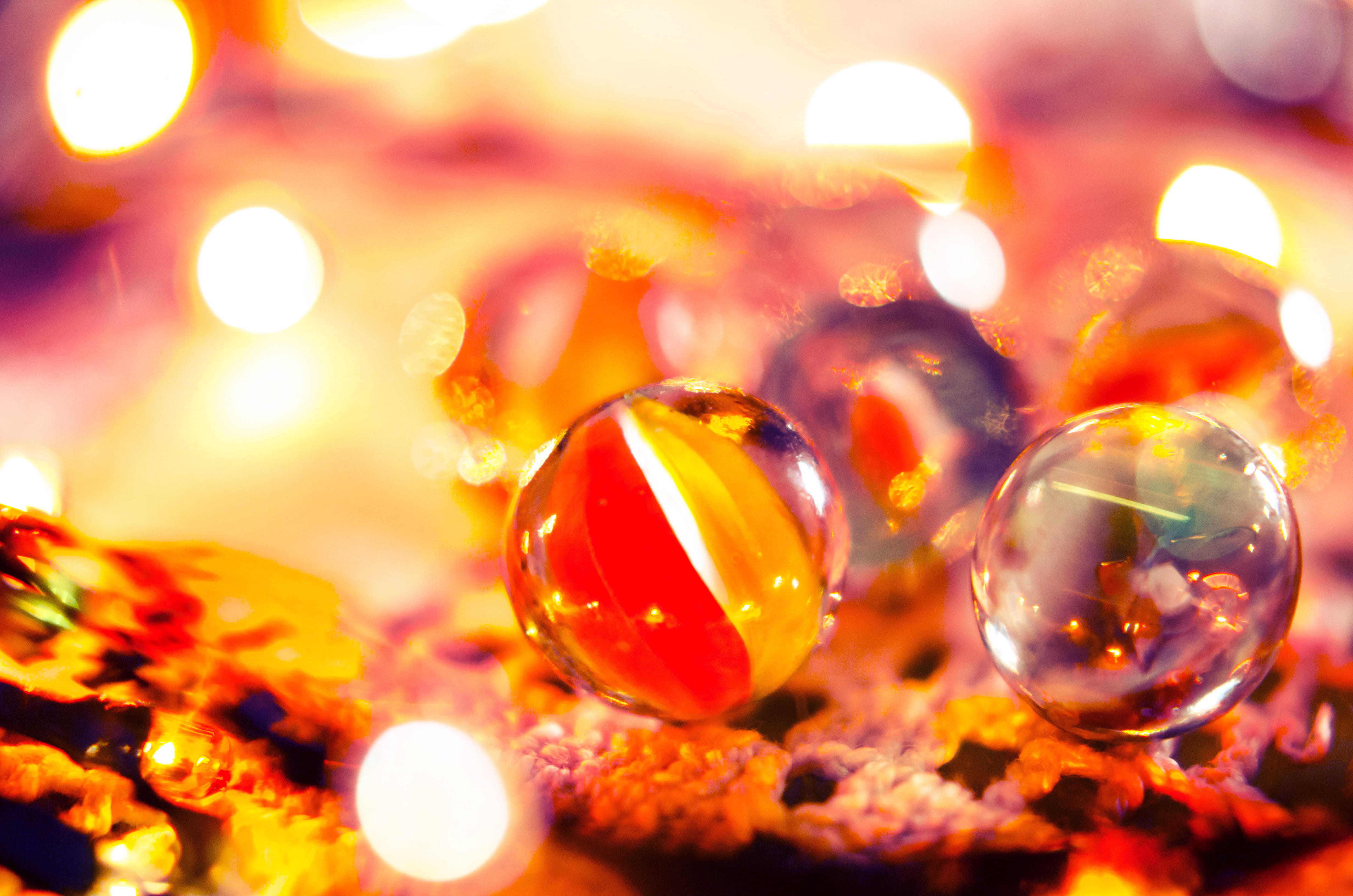 gemstone, balls, no people, wealth, multi colored, holiday, jewelry, celebration, sphere, brightly lit, christmas ornament, shiny, reflection, marbles, HD Wallpaper