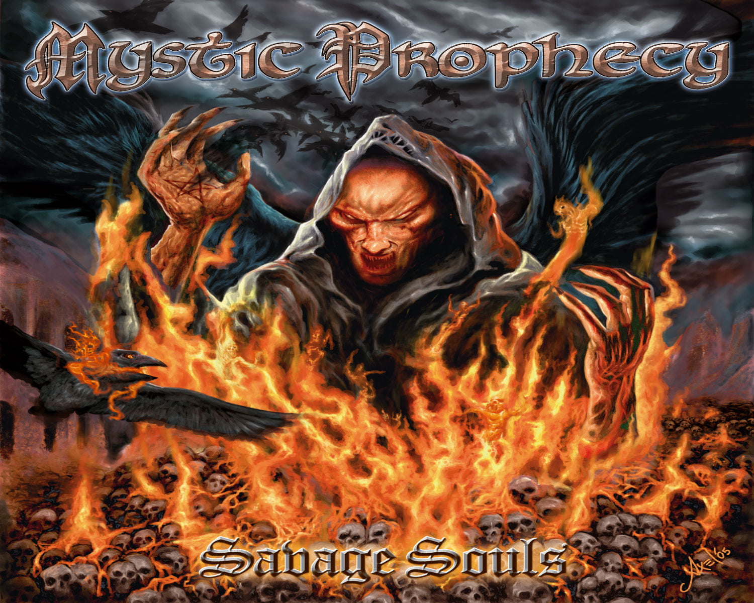 human representation, flame, metal, fire, fire - natural phenomenon, 720P, heavy, power, representation, mystic, prophecy, text, art and craft, orange color, HD Wallpaper