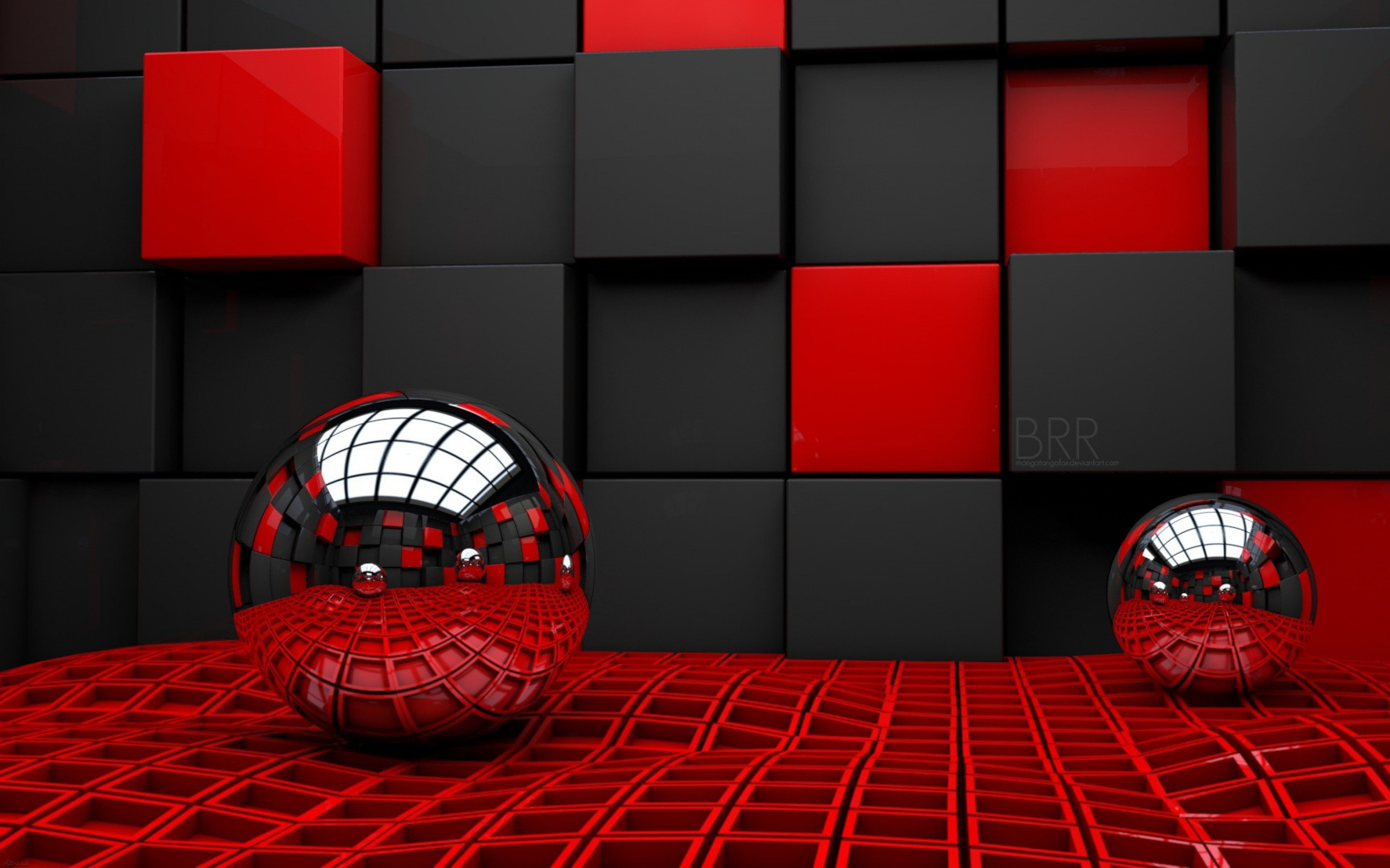 cube backgrounds, 4K, Glass, download 3840x2400 ball, metal, cubes, ball, plastic, HD Wallpaper
