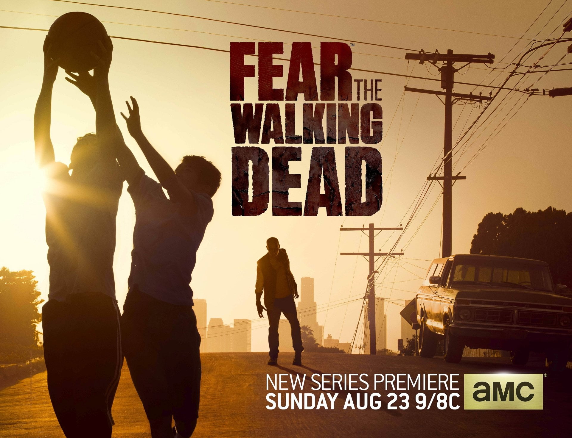 outdoors, electricity, sign, occupation, Fear the Walking Dead, nature, lifestyles, sunset, silhouette, building exterior, real people, group of people, HD Wallpaper