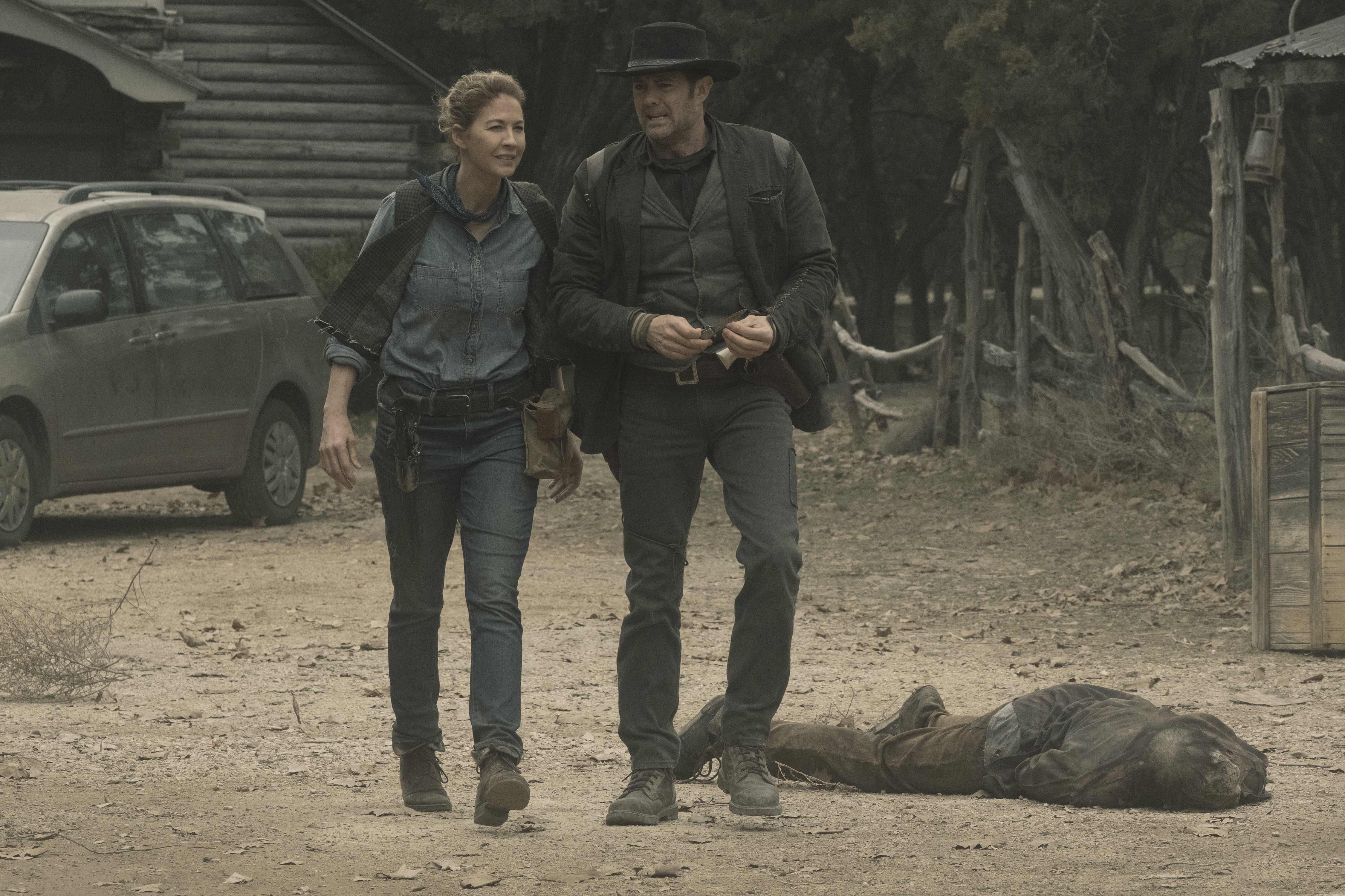 John Dorie, 4K, Garret Dillahunt, TV Show, Jenna Elfman, Fear the Walking Dead, June (Fear the Walking Dead), HD Wallpaper