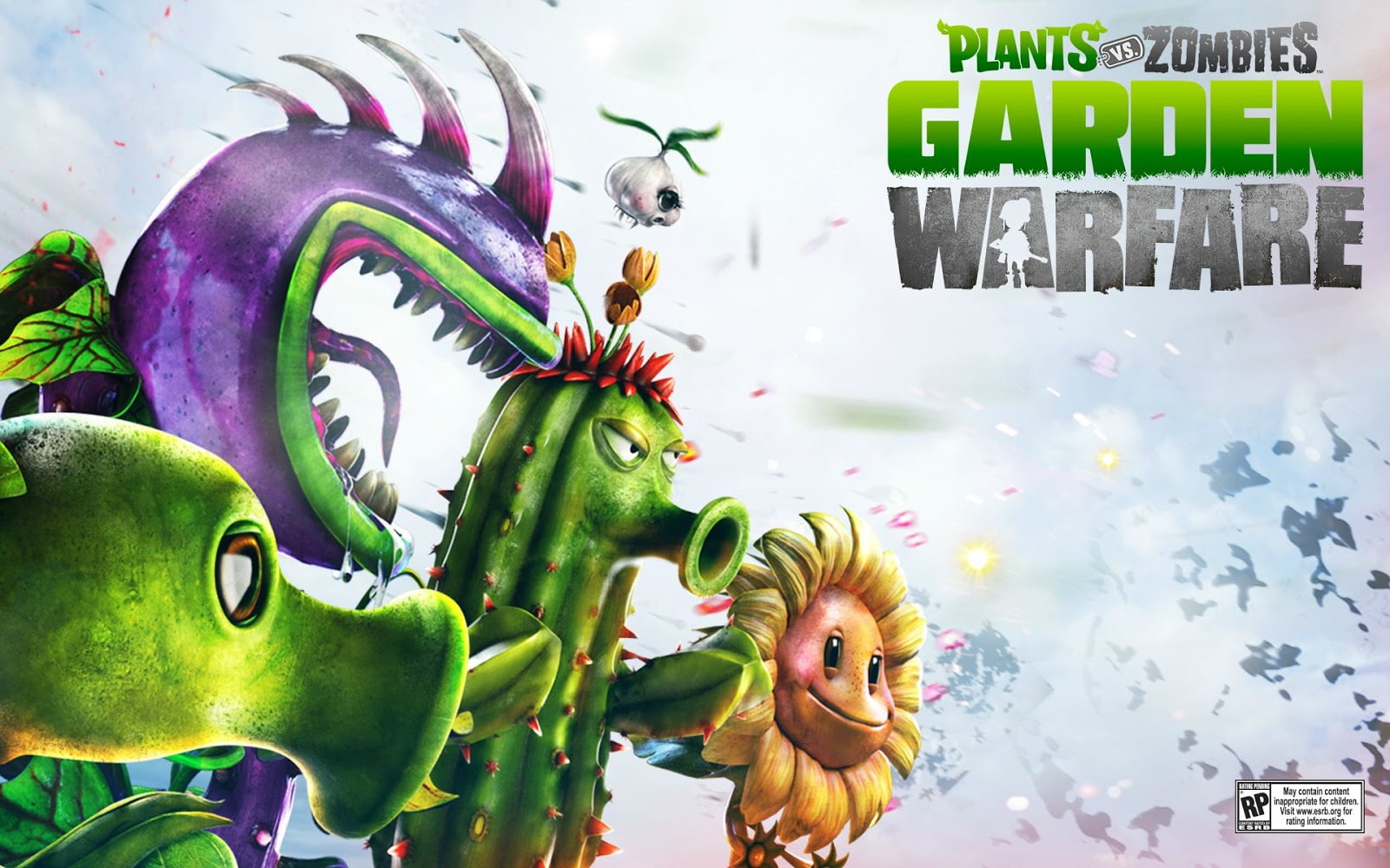 720P, garden, game, vs, plants, plants vs zombies garden warfare, zombies, warfare, HD Wallpaper