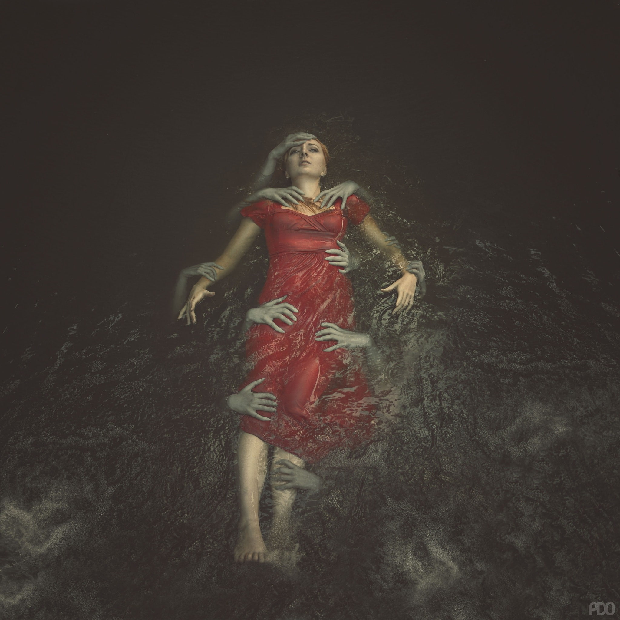 women, model, 1080P, 500px, hands, fantasy girl, spooky, Priscilla DO, Phone HD Wallpaper