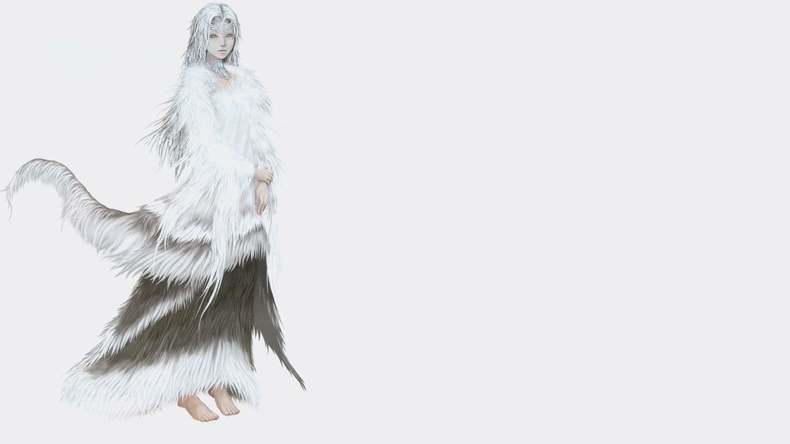 720P, looking at camera, studio shot, portrait, people, cut out, celebration, front view, one animal, mammal, smiling, copy space, crossbreed priscilla dark souls minimalism video games, HD Wallpaper