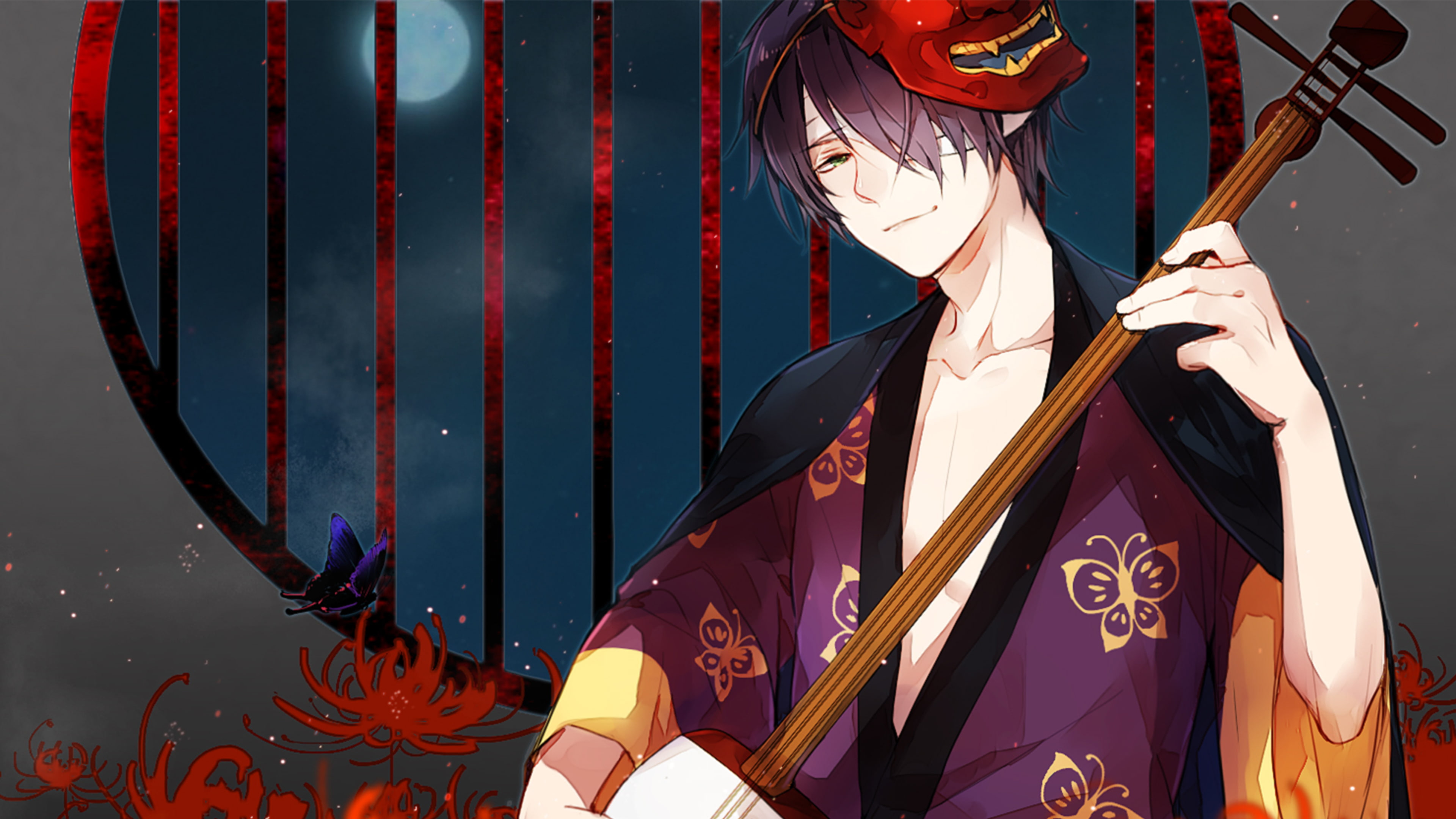 Anime, 4K, Gintama, Shinsuke Takasugi, HD Wallpaper