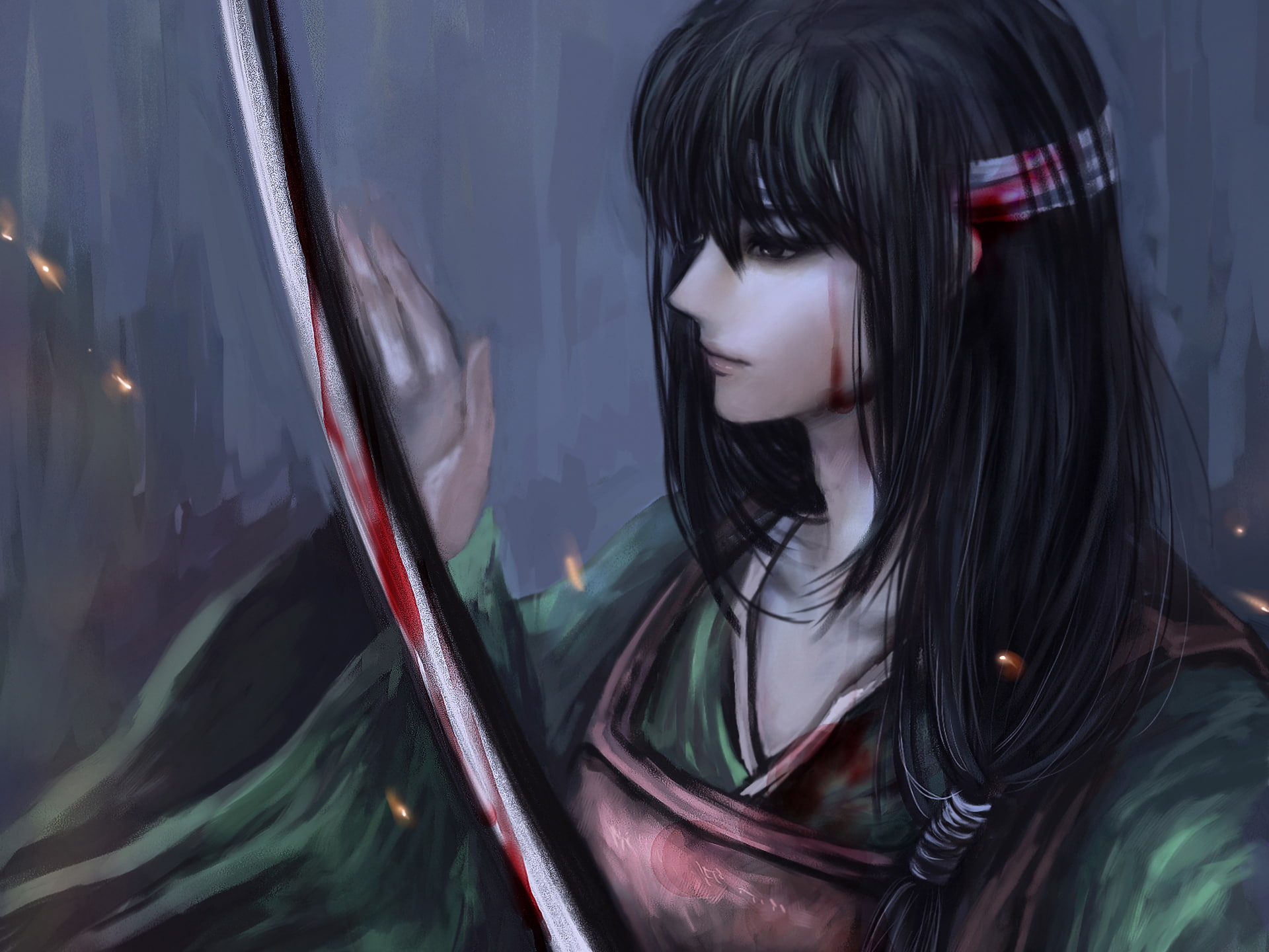katsura, katana, kotarou, 1080P, gintama, HD Wallpaper