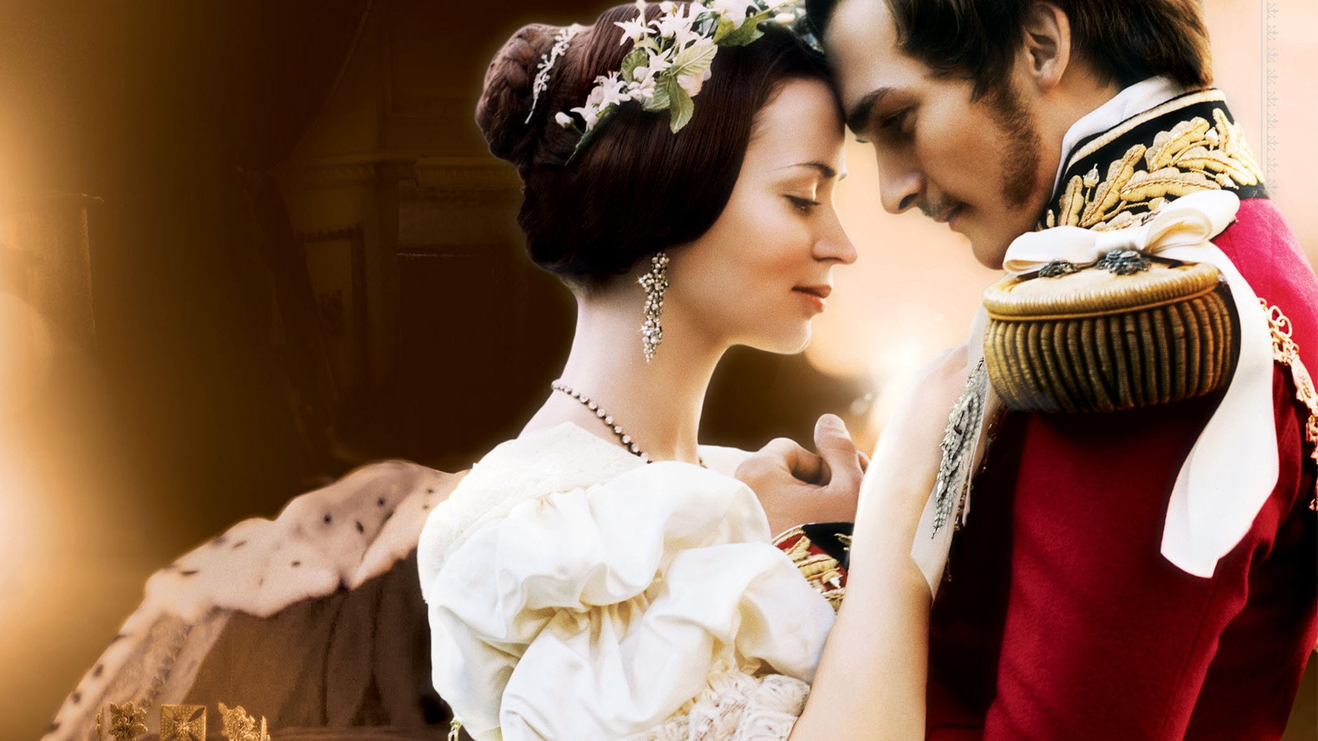The Young Victoria, Emily Blunt, Rupert Friend, Movie, 1080P, HD Wallpaper