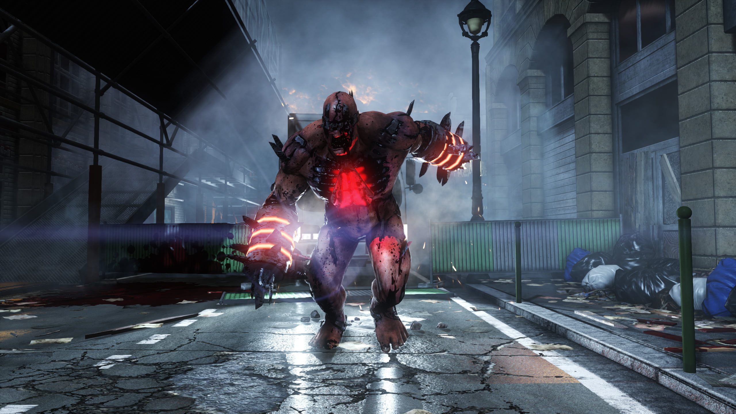 Killing Floor 2, video games, fan art, digital art, zombies, video game art, 2K, night, HD Wallpaper