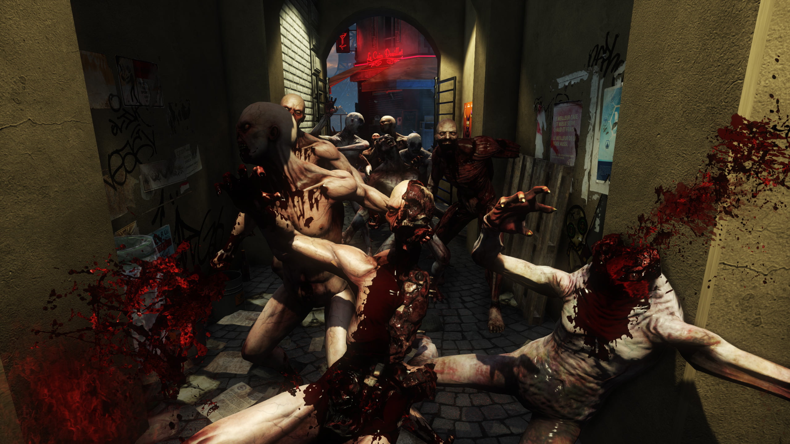 video game art, gore, 2K, in-game, Killing Floor 2, video games, digital art, zombies, HD Wallpaper