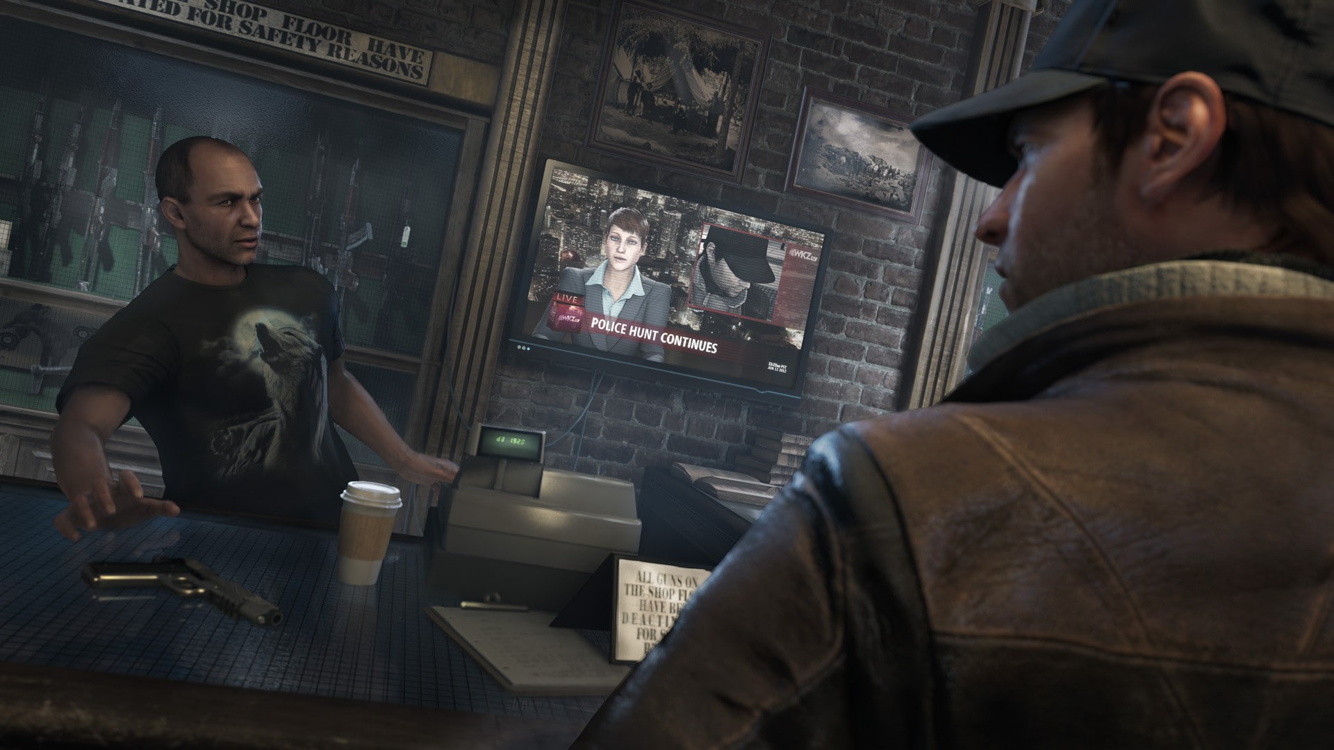 casual clothing, activity, mid adult men, rear view, clothing, two people, young adult, adult, men, males, Watch_Dogs, communication, people, 1080P, sitting, HD Wallpaper