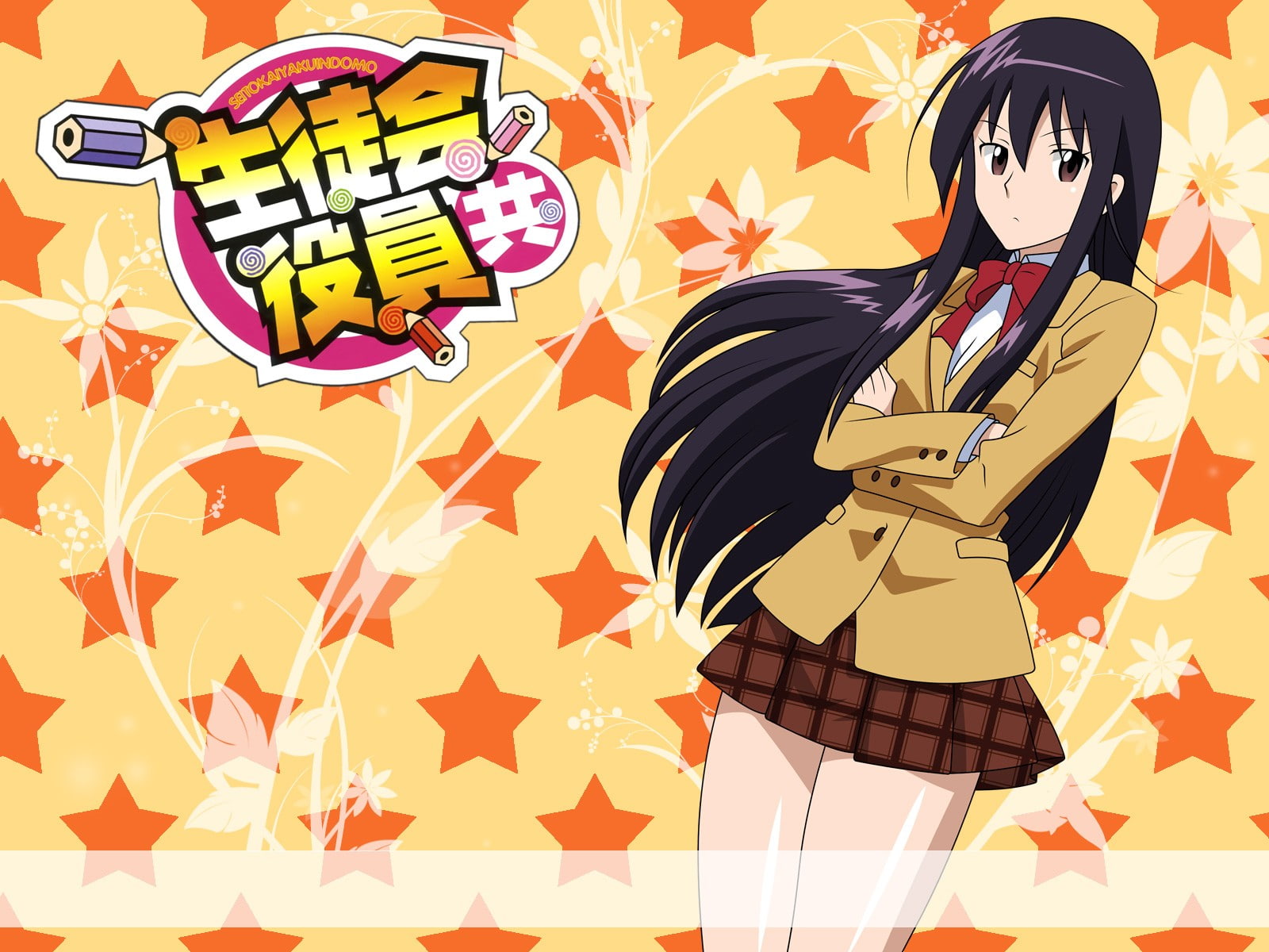 anime girls, Seitokai Yakuindomo, 720P, Amakusa Shino, HD Wallpaper