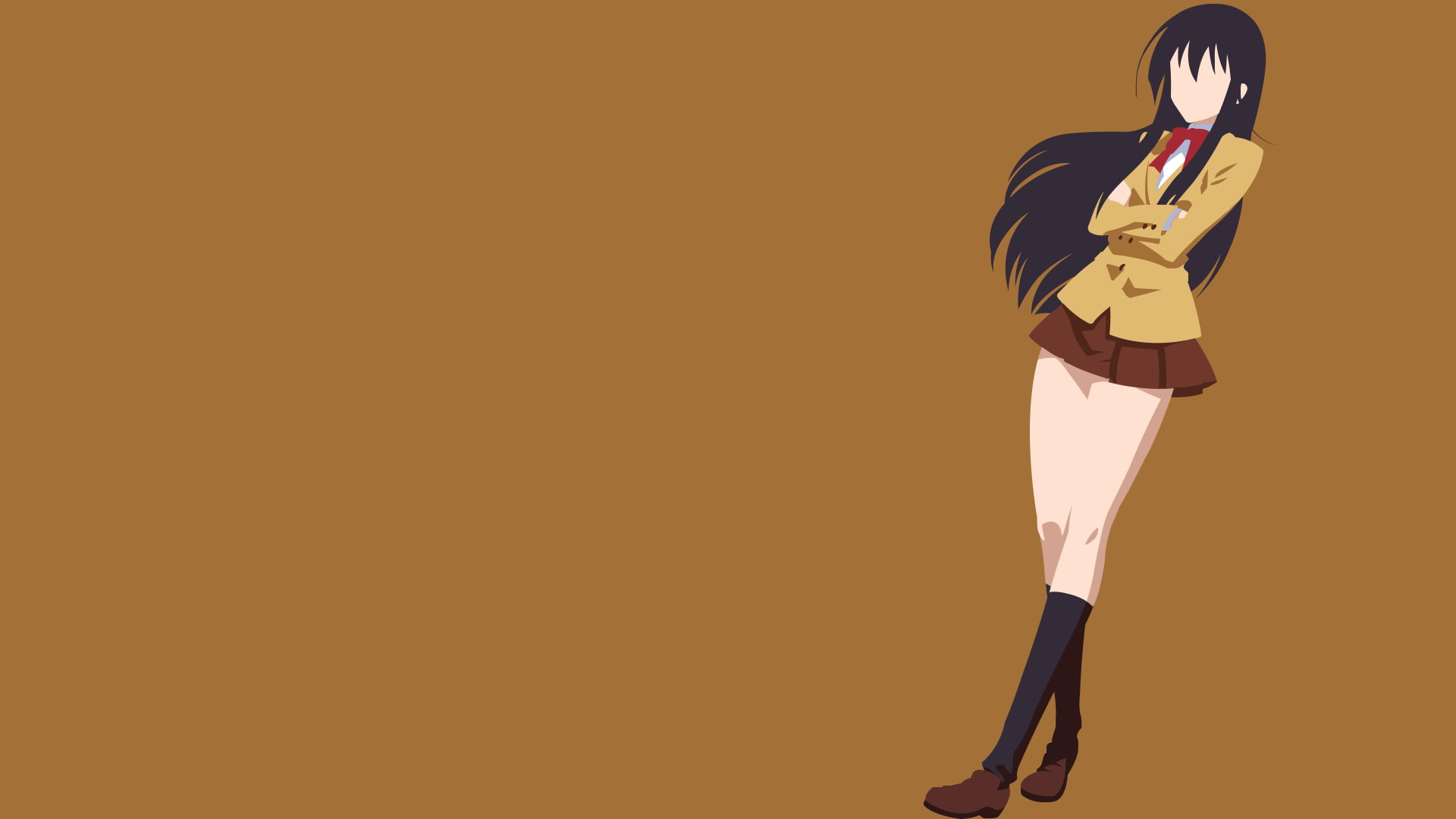 human representation, aggression, holding, full length, yellow, obscured face, side view, adult, indoors, three quarter length, copy space, Amakusa Shino, HD Wallpaper