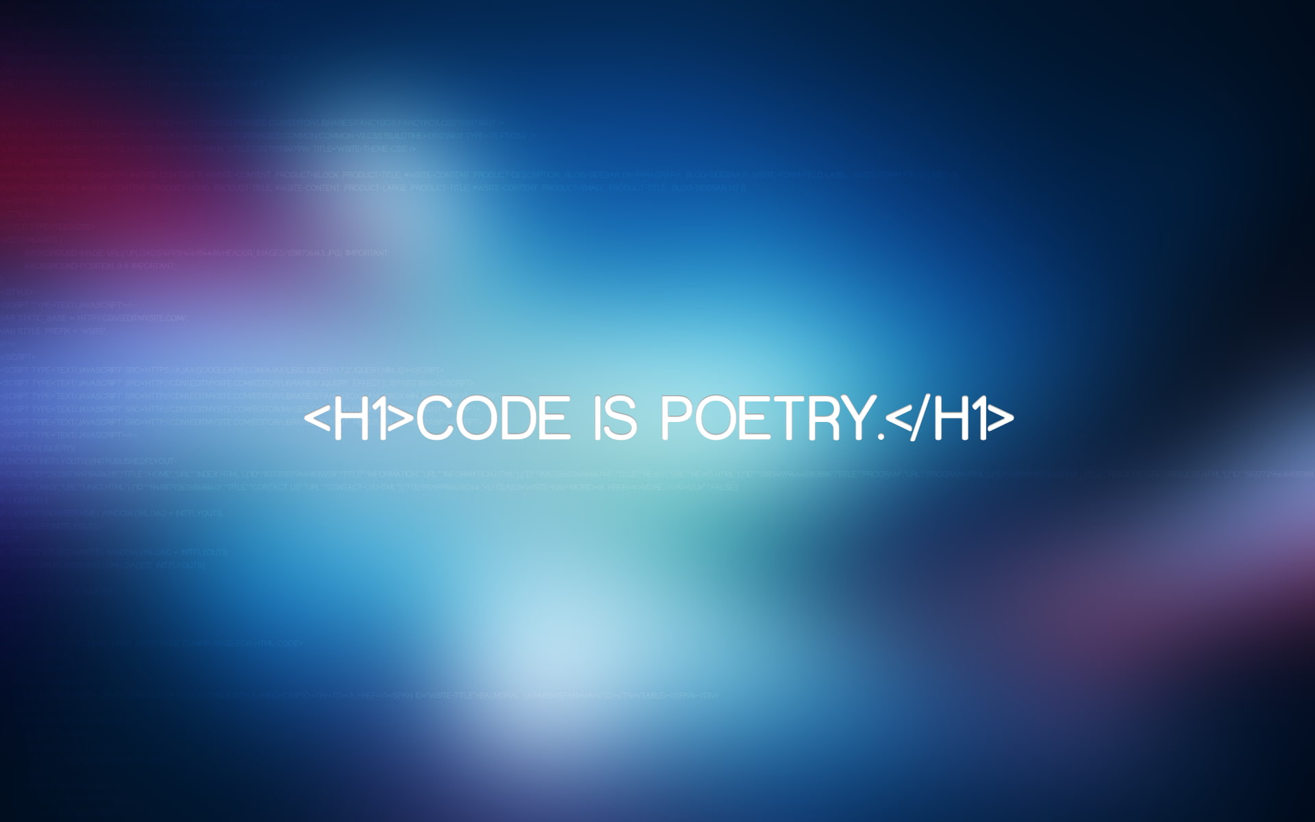 technology, HTML, code, 1080P, HD Wallpaper