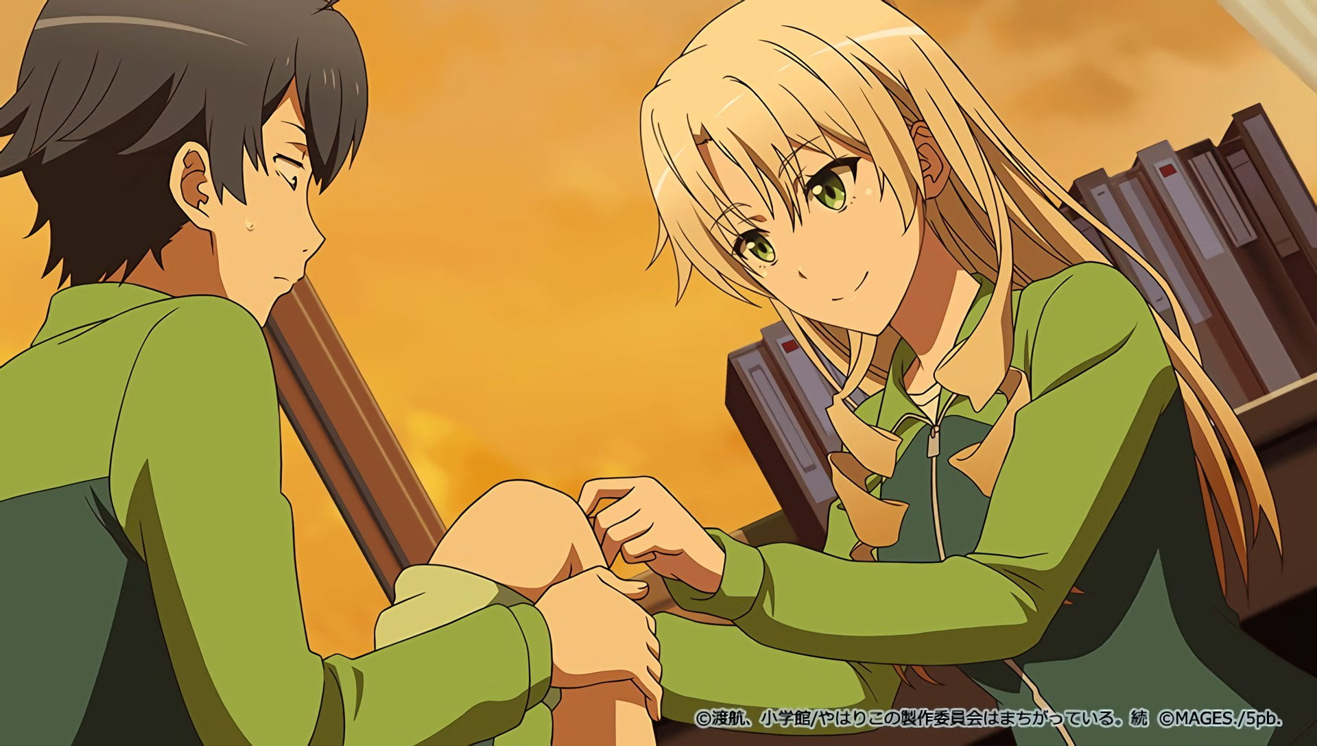 My Teen Romantic Comedy SNAFU, Anime, Yumiko Miura, Hikigaya Hachiman, 1080P, HD Wallpaper