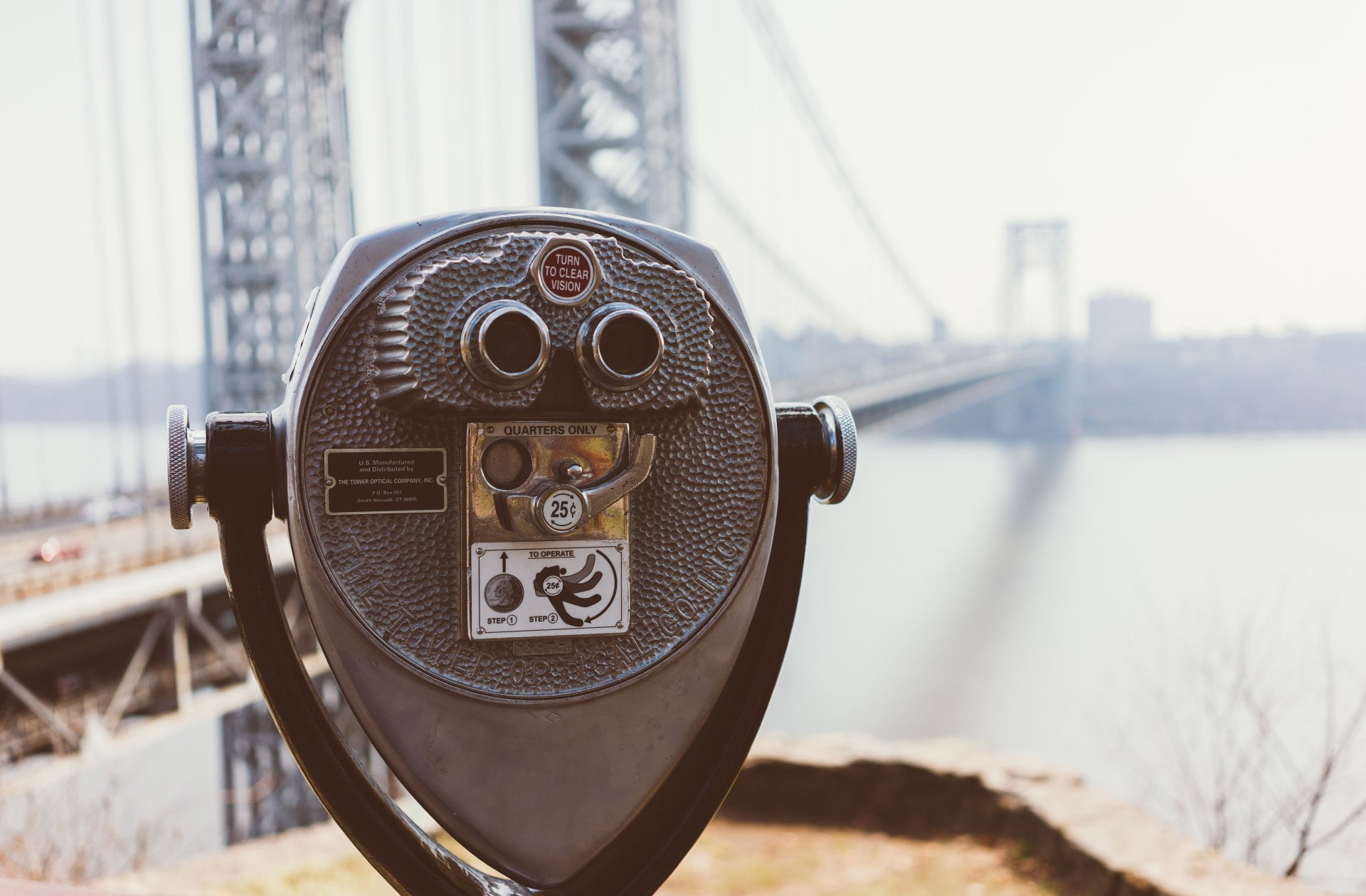 George Washington Bridge, 1080P, Bridges, Bridge, Telescope, HD Wallpaper