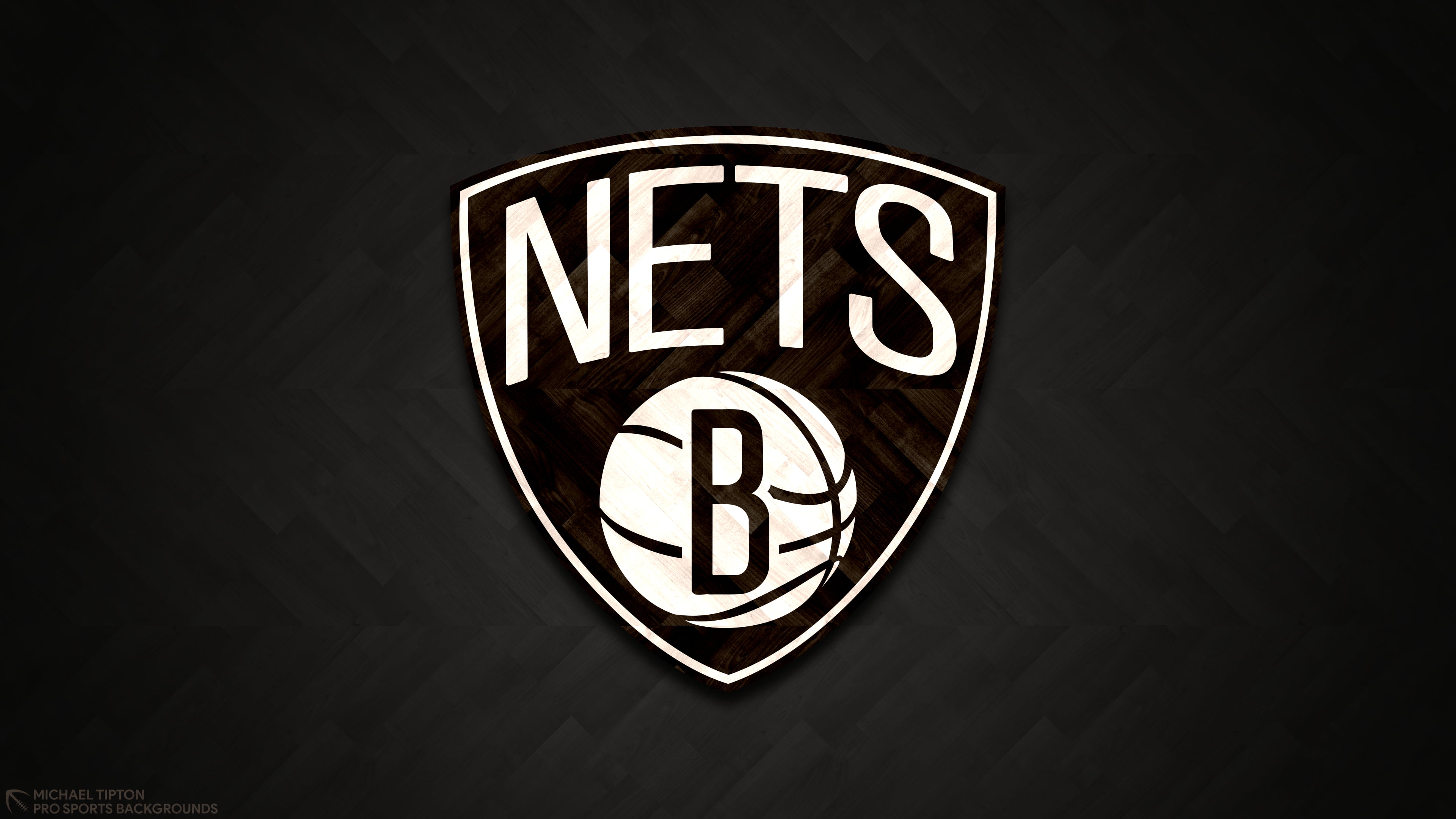 NBA, Logo, Basketball, 4K, Brooklyn Nets, HD Wallpaper