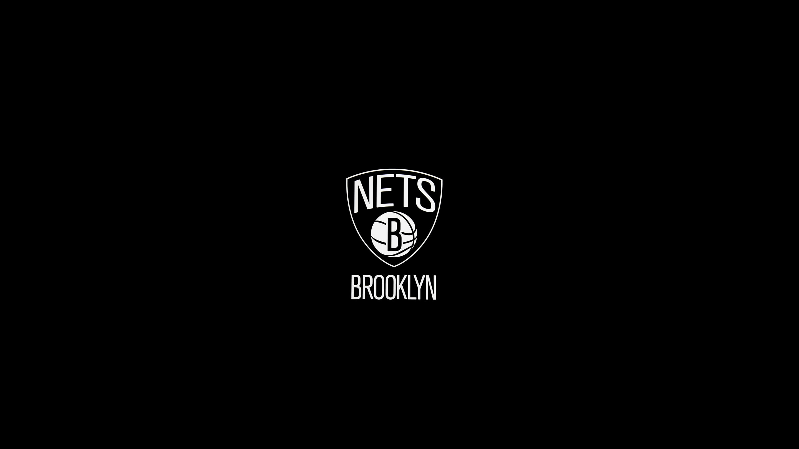 indoors, brooklyn, information, no people, studio shot, nba, information sign, human representation, Basketball, illuminated, black background, nets, communication, HD Wallpaper