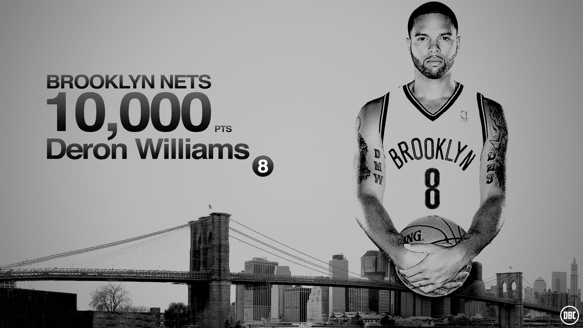Player, Deron Williams, Basketball, The city, NBA, 1080P, Bridge, Brooklyn, Nets, HD Wallpaper