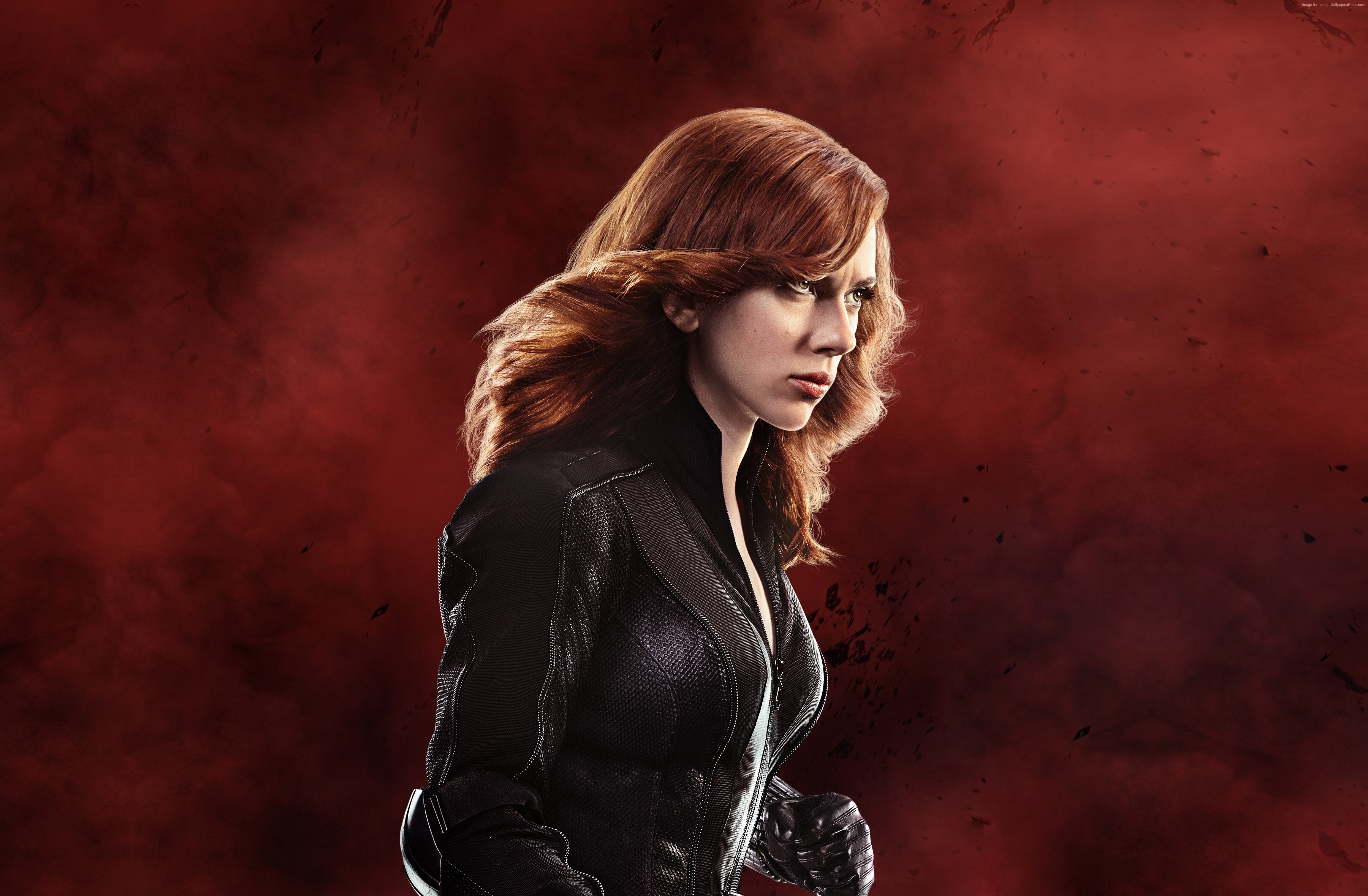 Black Widow, Civil War, Scarlett Johansson, 4K, HD Wallpaper